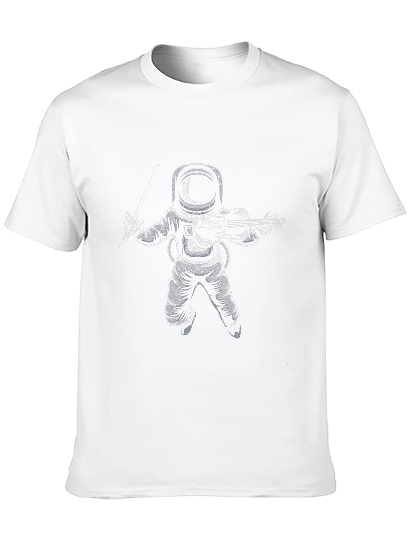 Astronaut Violinist Graphic T-Shirt