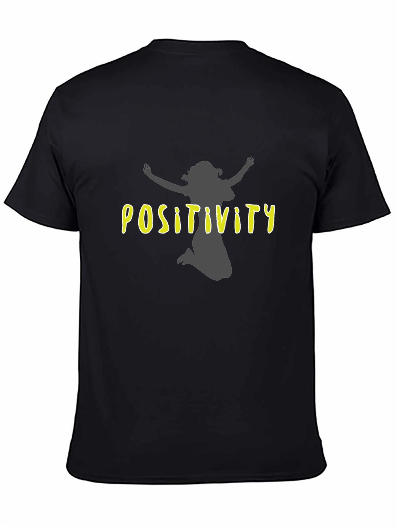 Positivity Graphic Tee - Unisex Black T-Shirt