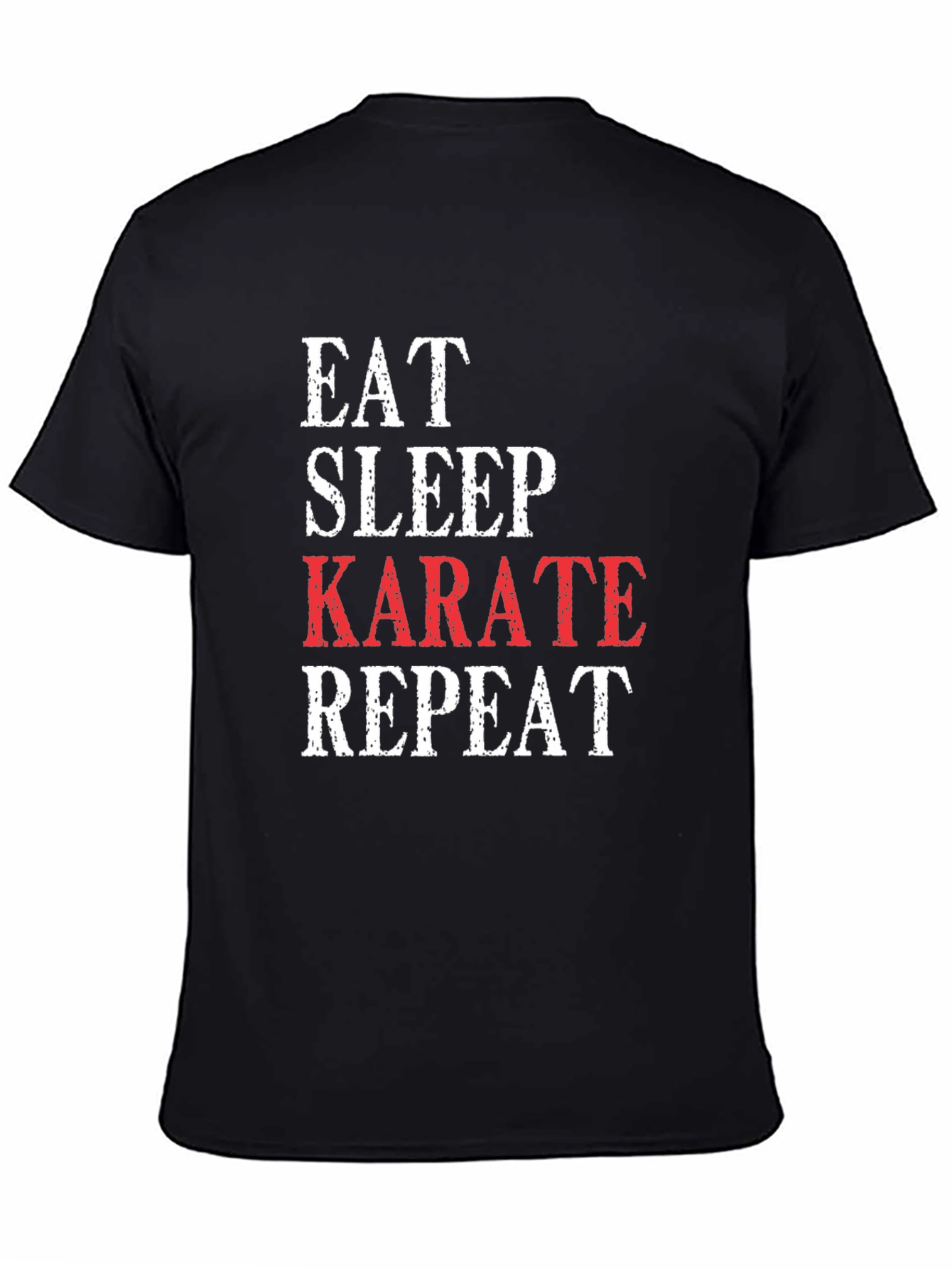 Eat Sleep Karate Repeat Graphic Tee