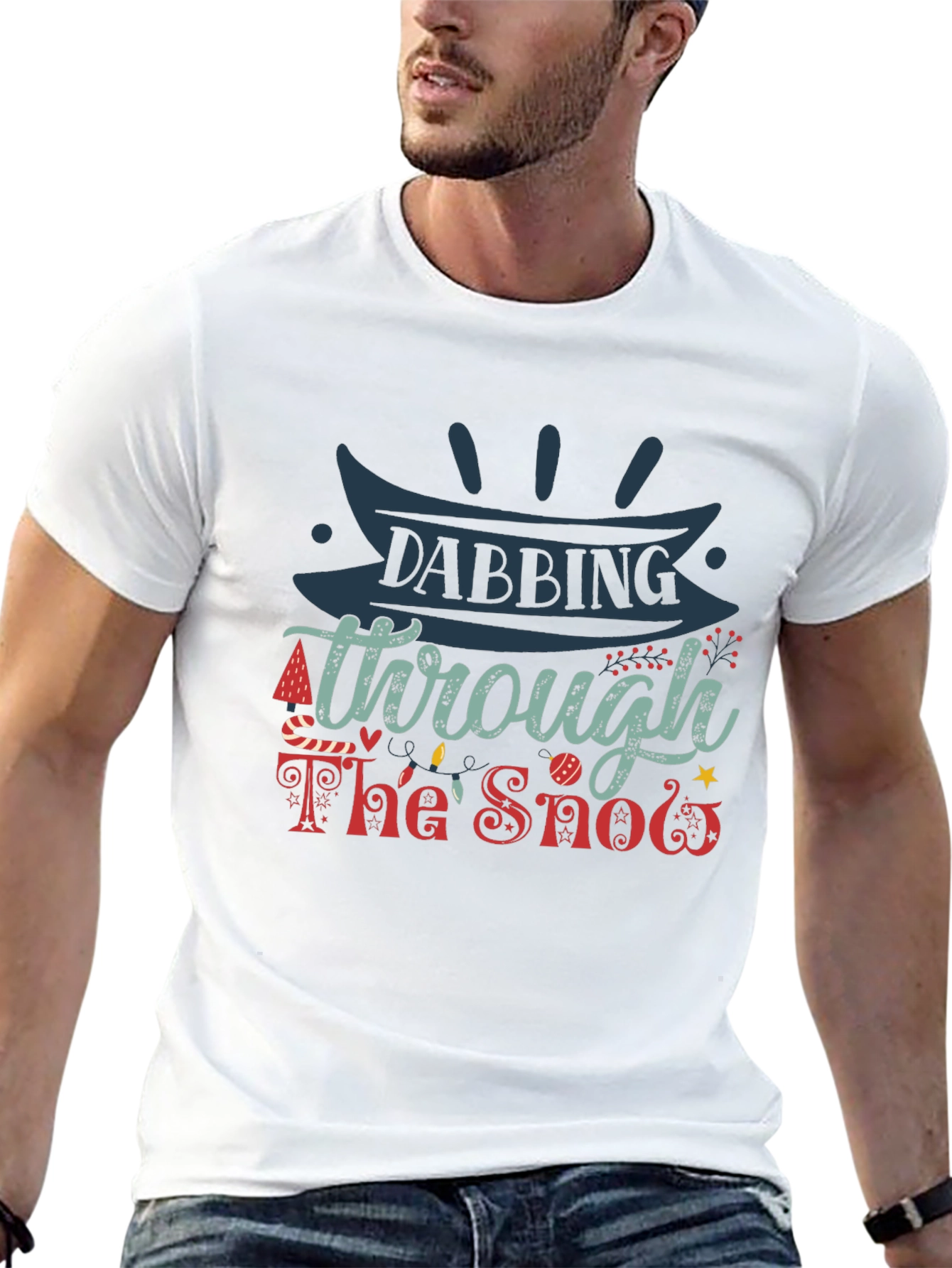 Dabbing Through The Snow Christmas T-Shirt