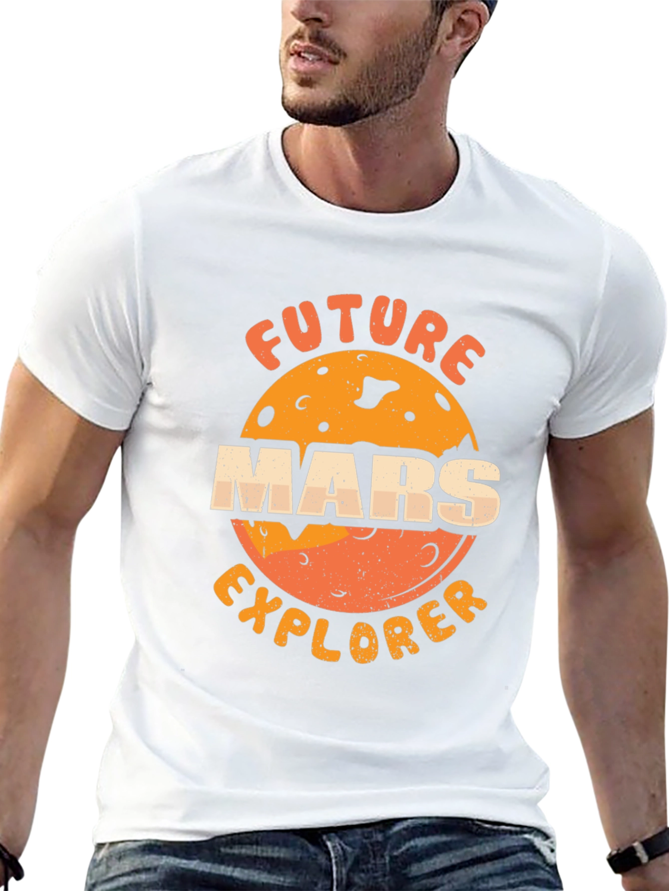 Future Mars Explorer Black T-Shirt