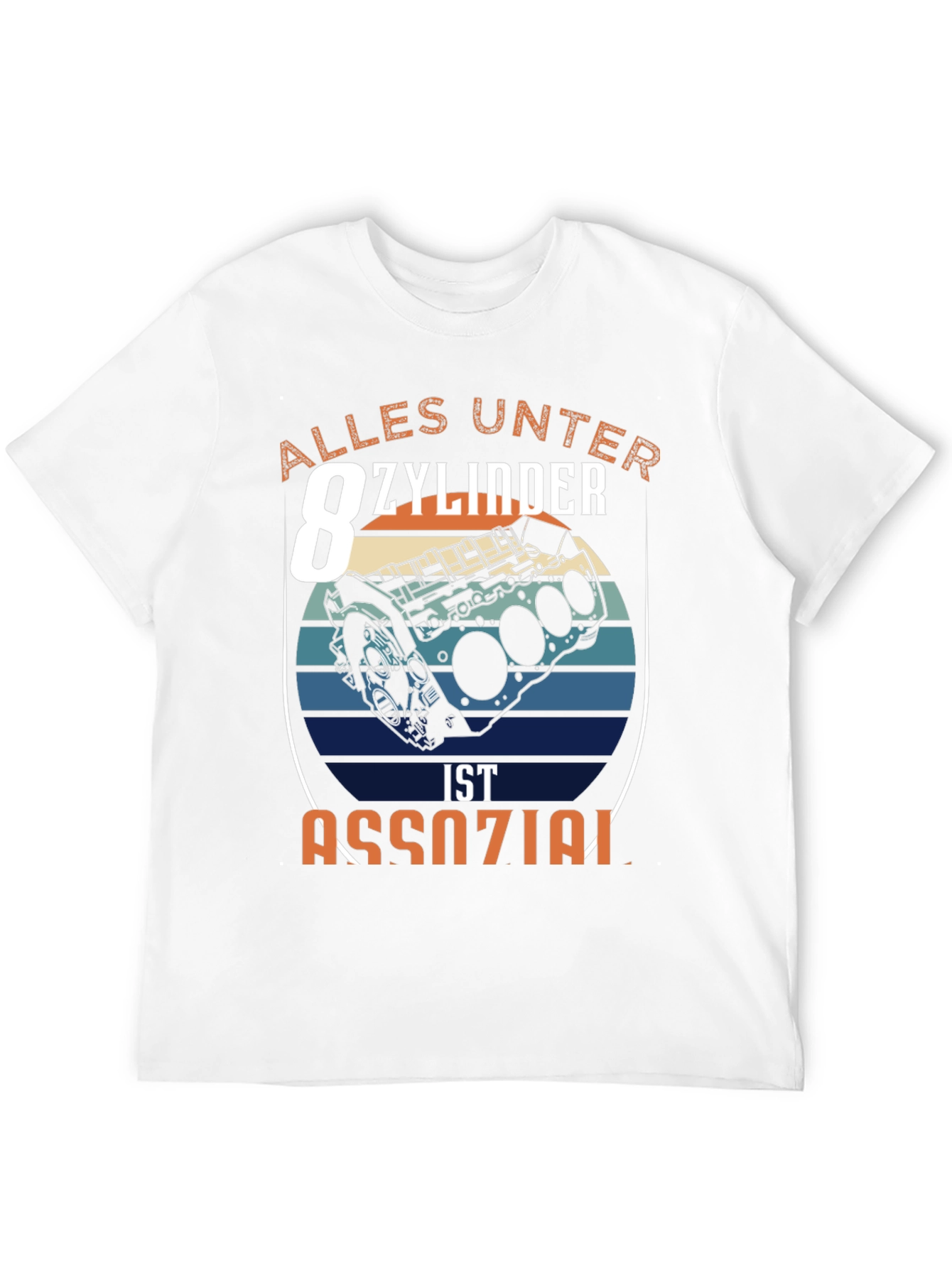 Alles Unter 8 Zylinder T-Shirt