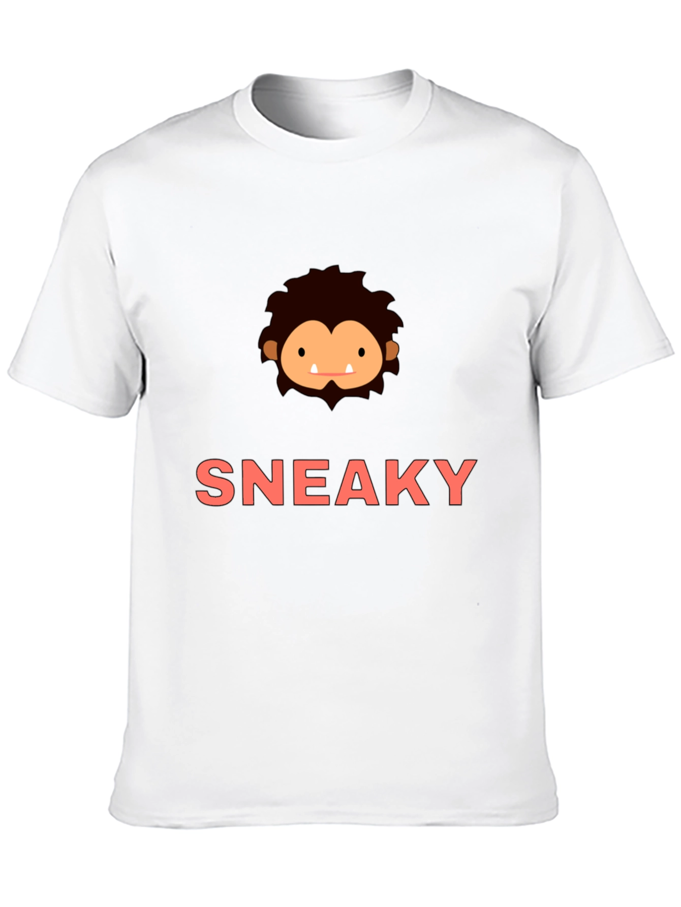 Sneaky Bigfoot Graphic Tee - Black Cotton T-Shirt