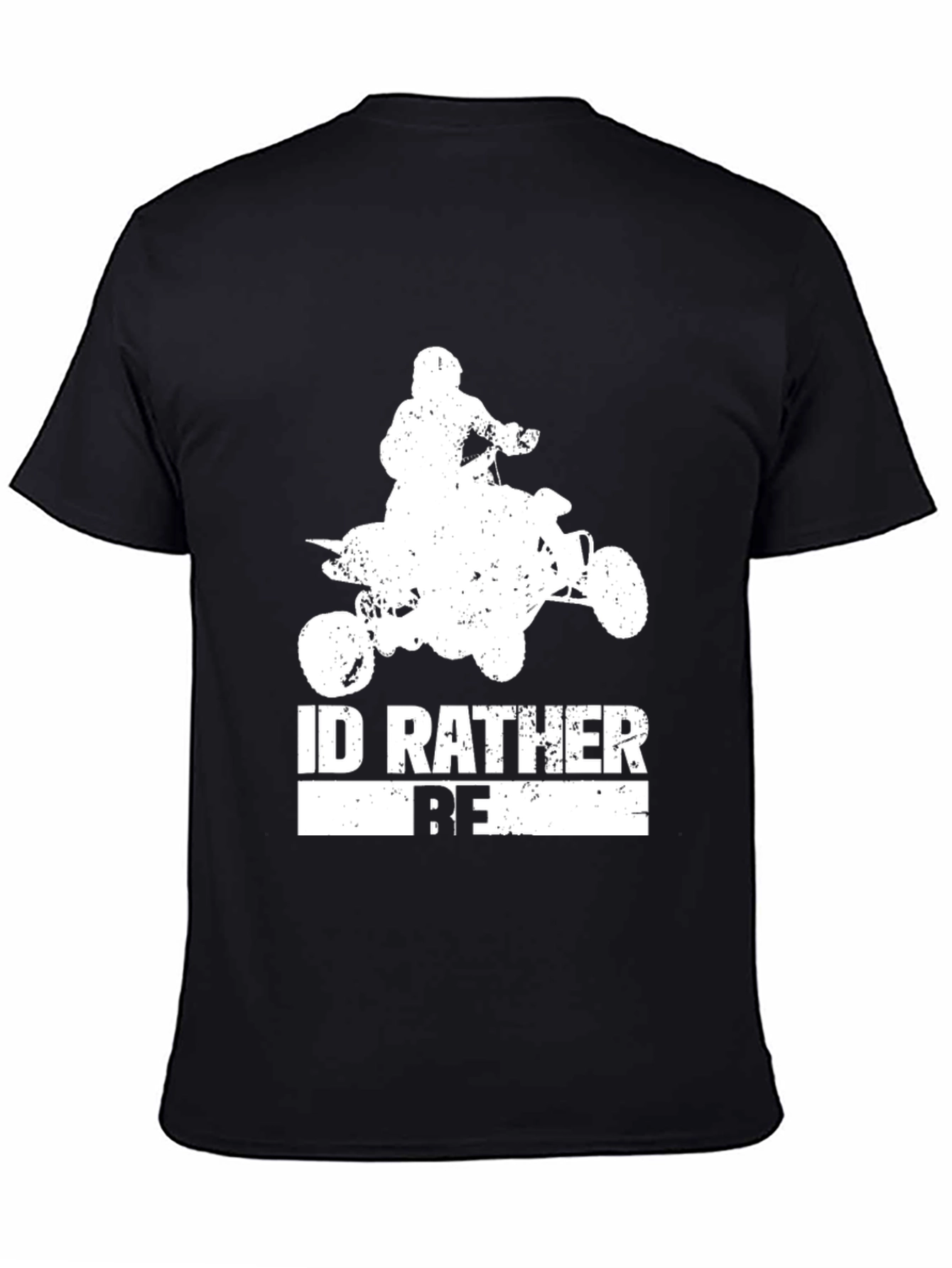 ID Rather Be Four Wheeling T-Shirt - Black