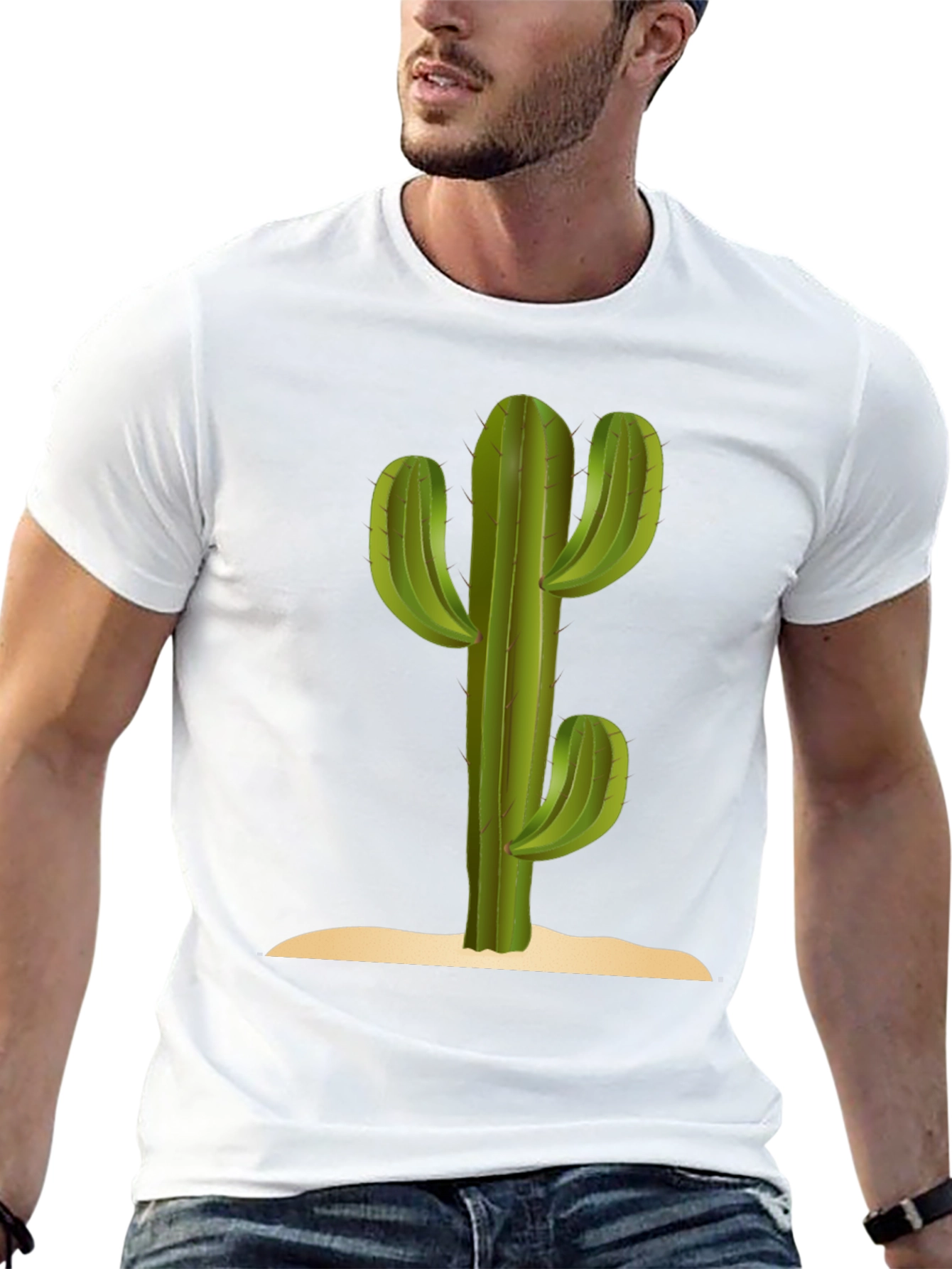 Cactus Graphic Tee - Desert Style T-Shirt