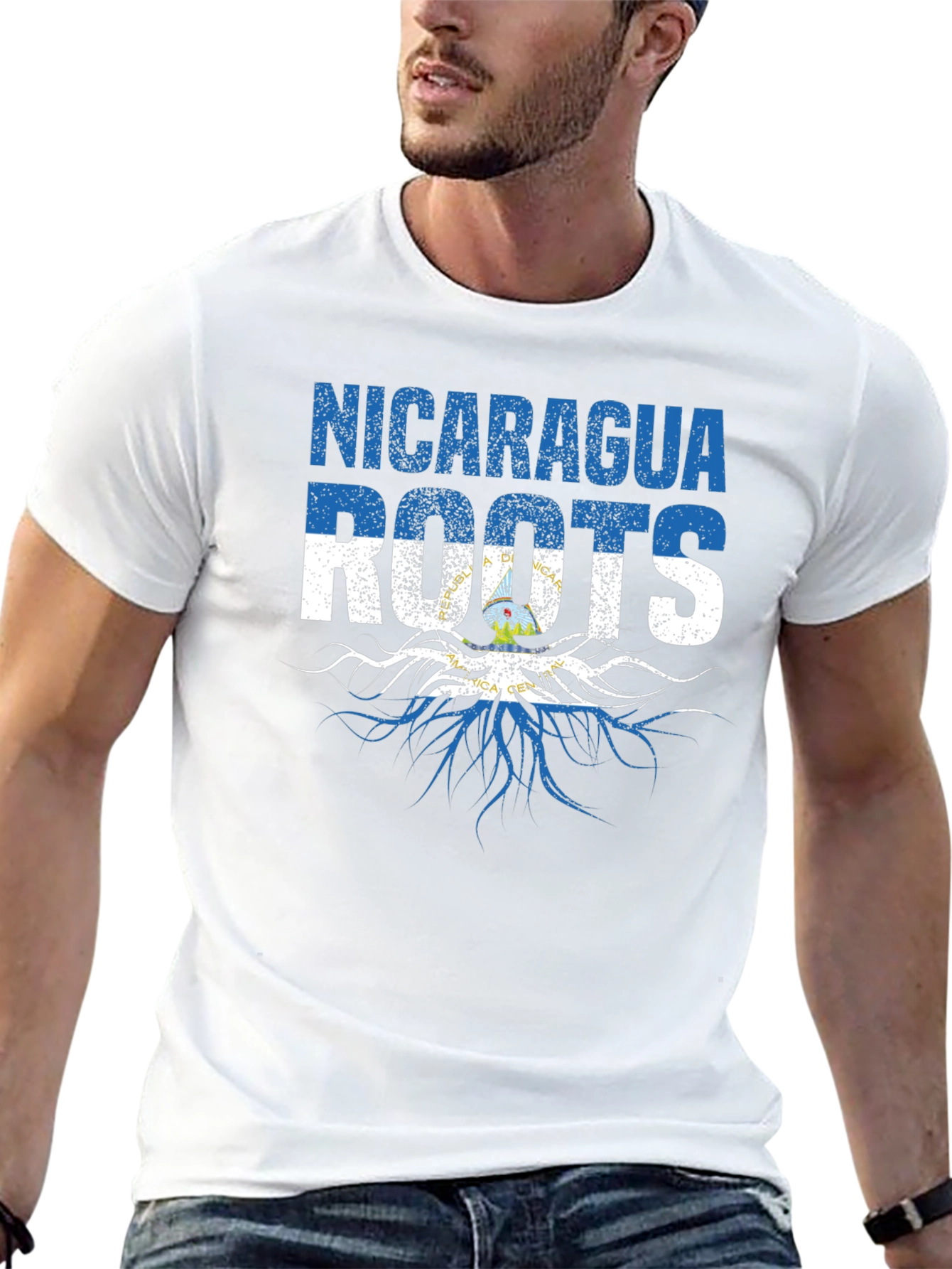 Nicaragua Roots T-Shirt - Black