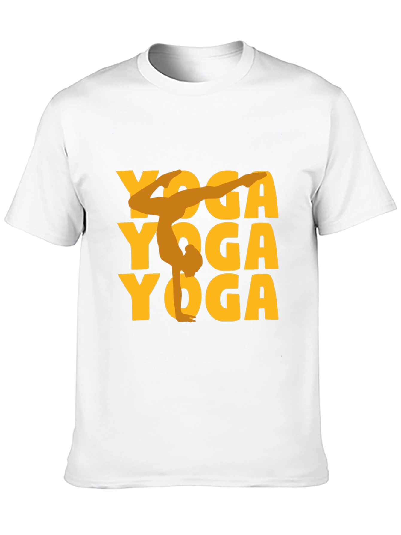 Yoga Pose Graphic Print T-Shirt
