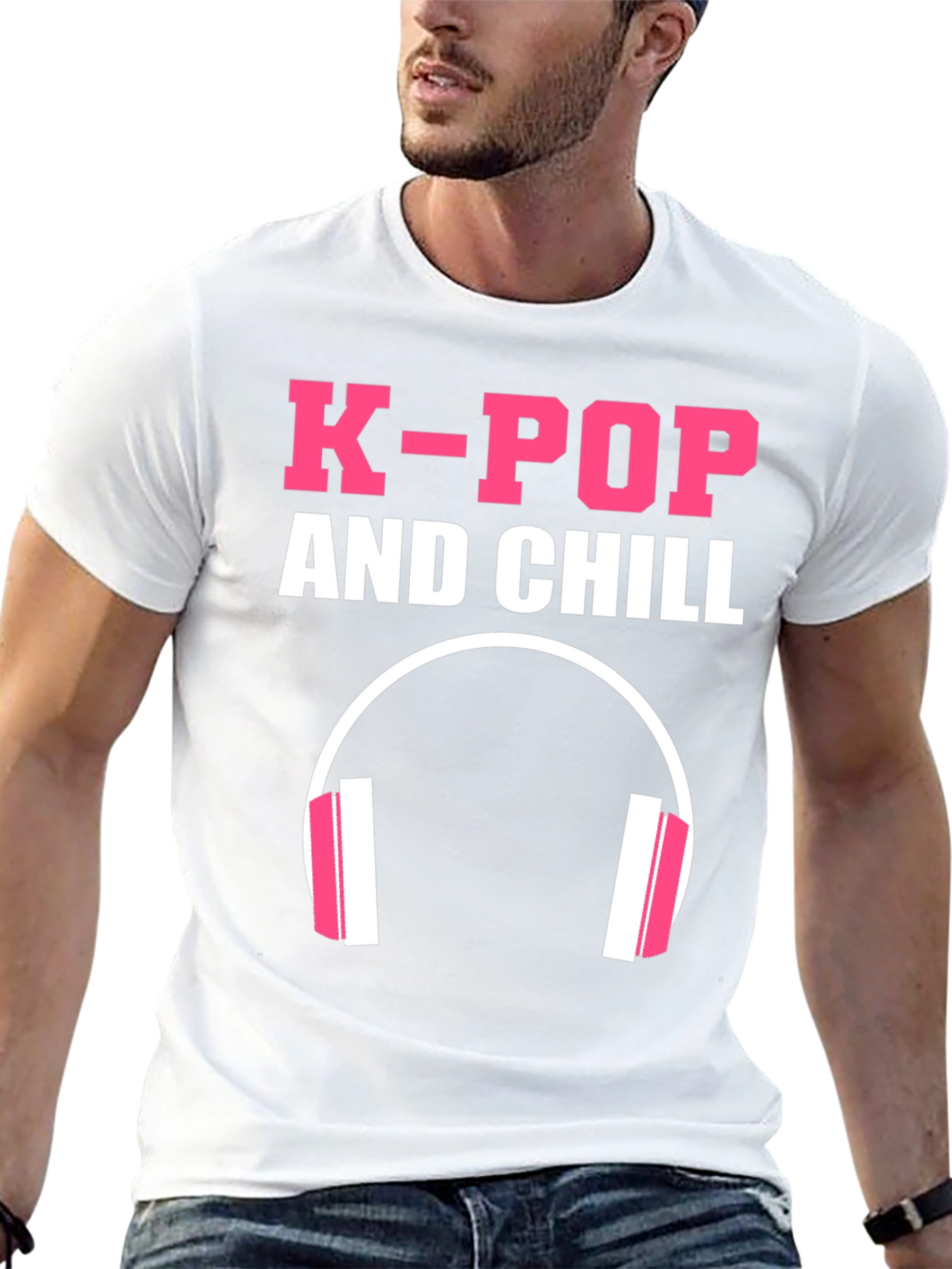 K-Pop and Chill Graphic T-Shirt