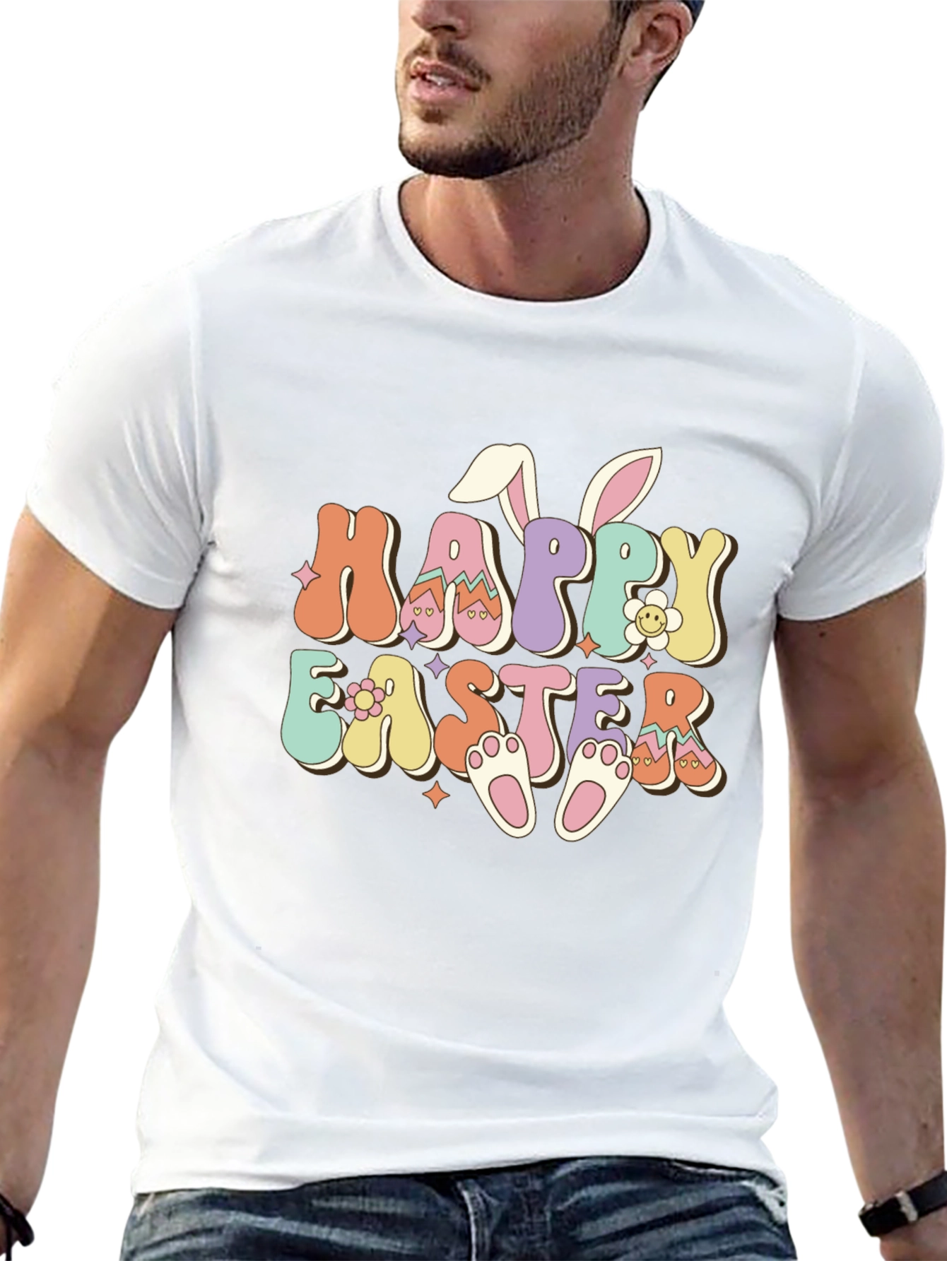 Happy Easter Graphic T-Shirt