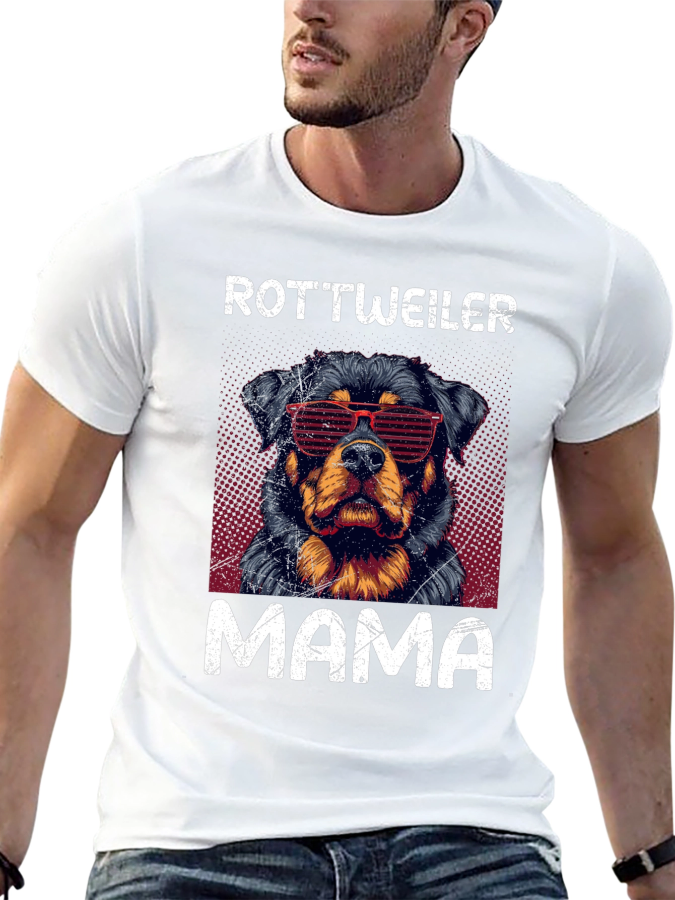 Rottweiler Mama T-Shirt - Dog Mom Tee