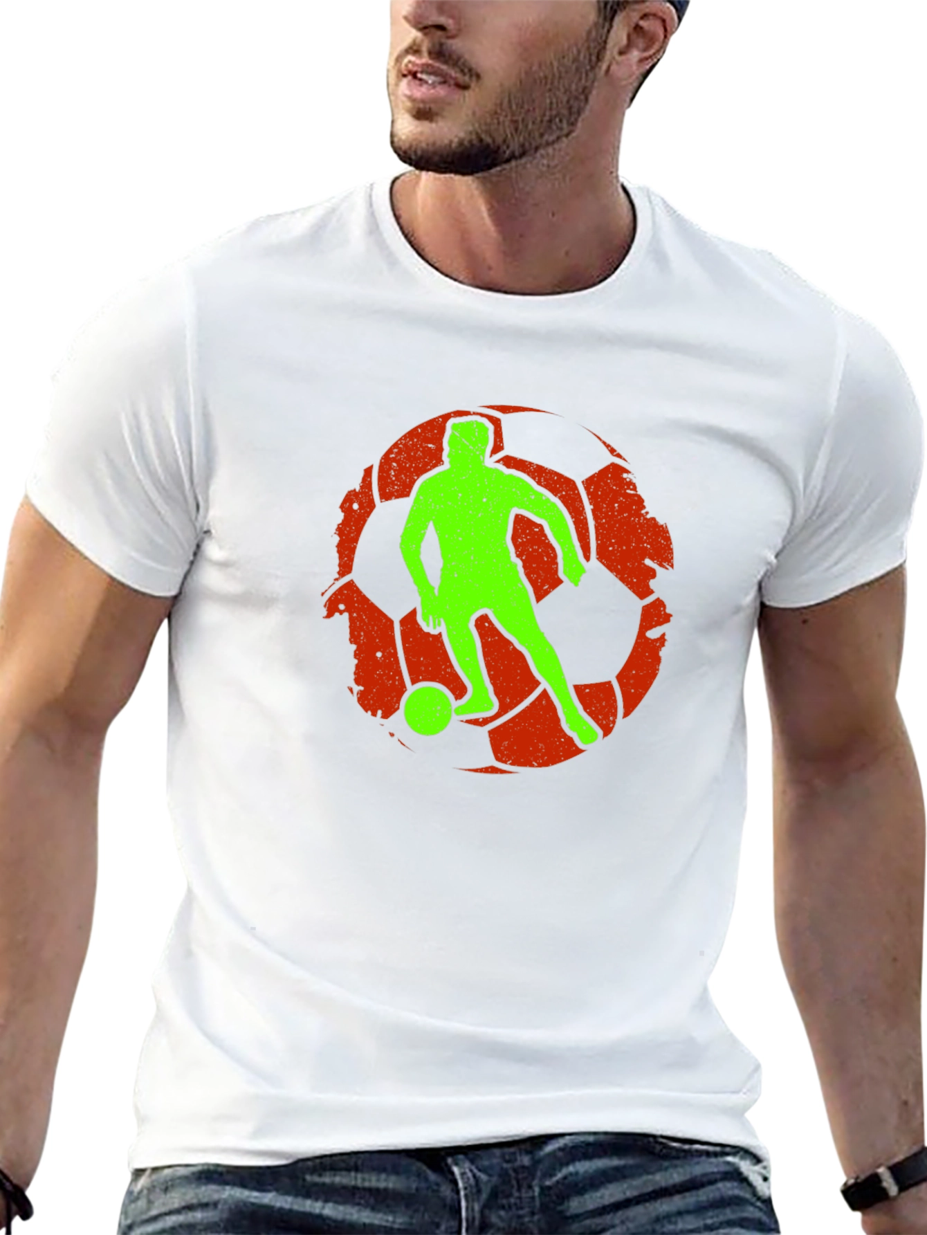 Soccer Player Graphic Tee
