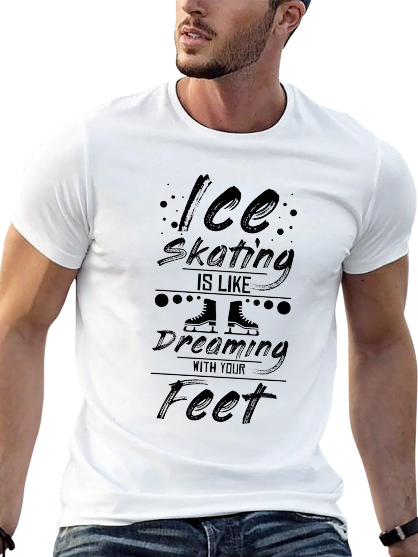 Ice Skating T-Shirt - Dreaming With Your Feet