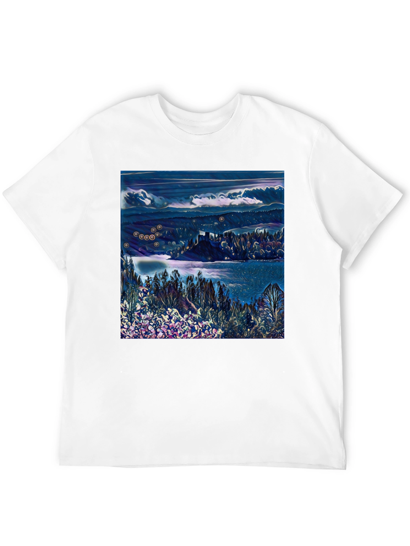 Fantasy Landscape Graphic Print Tee