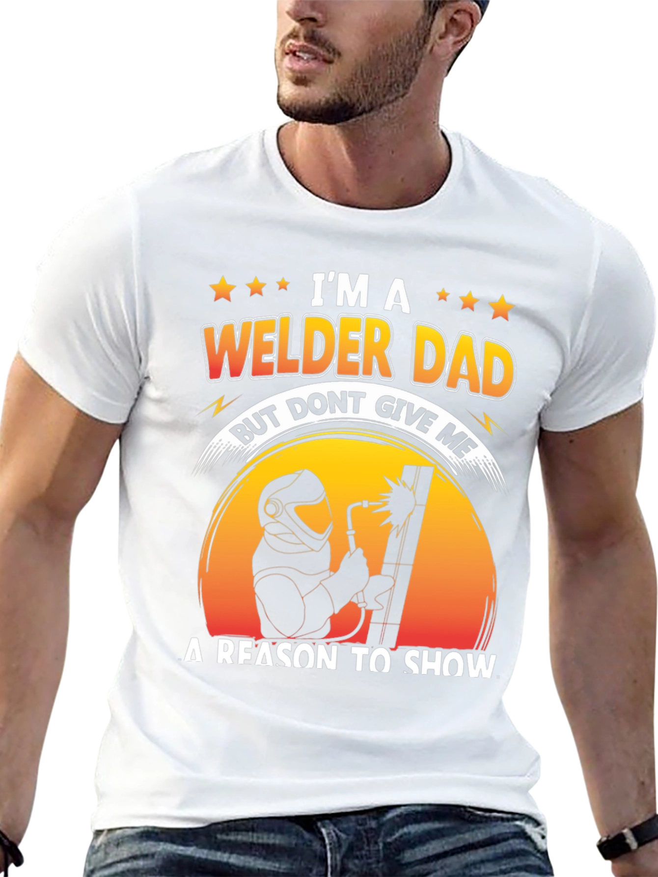 Welder Dad Graphic Tee