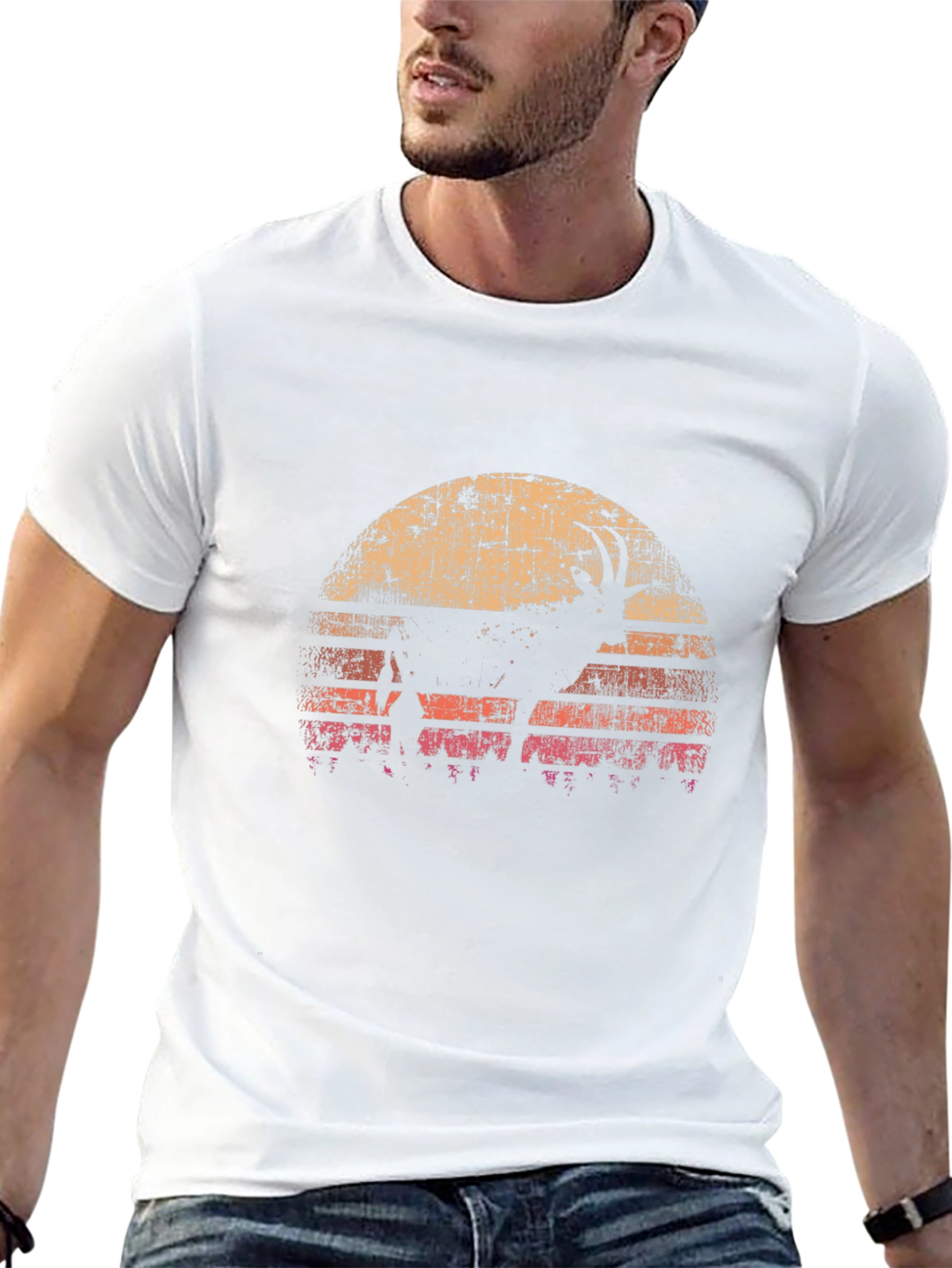 Retro Goat Silhouette T-Shirt