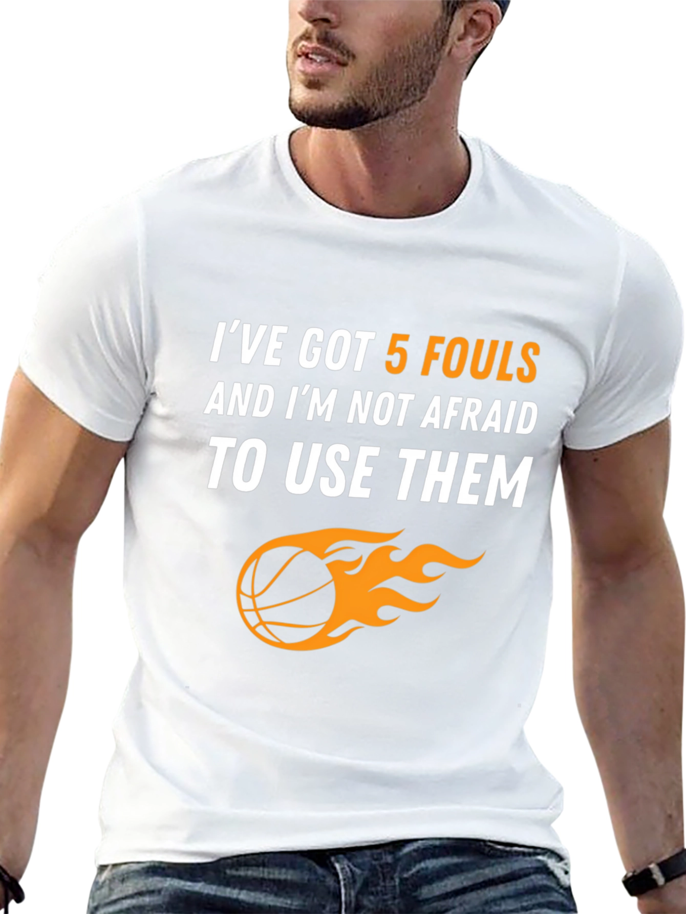 Basketball Fouls Graphic T-Shirt