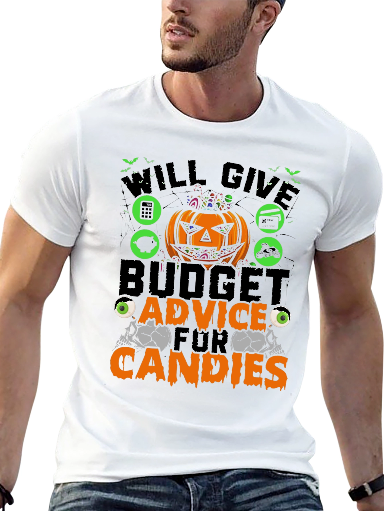 Budget Advice for Candies Halloween Black T-Shirt