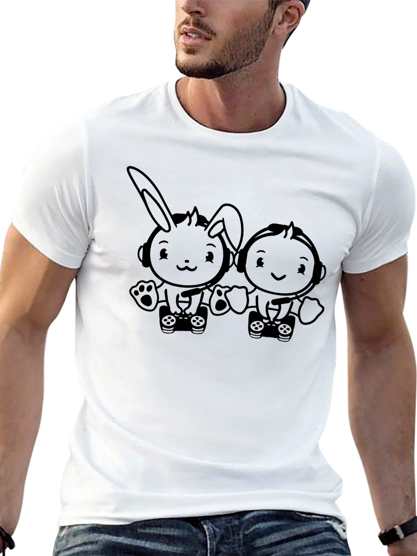 Cute Gamer Duo T-Shirt