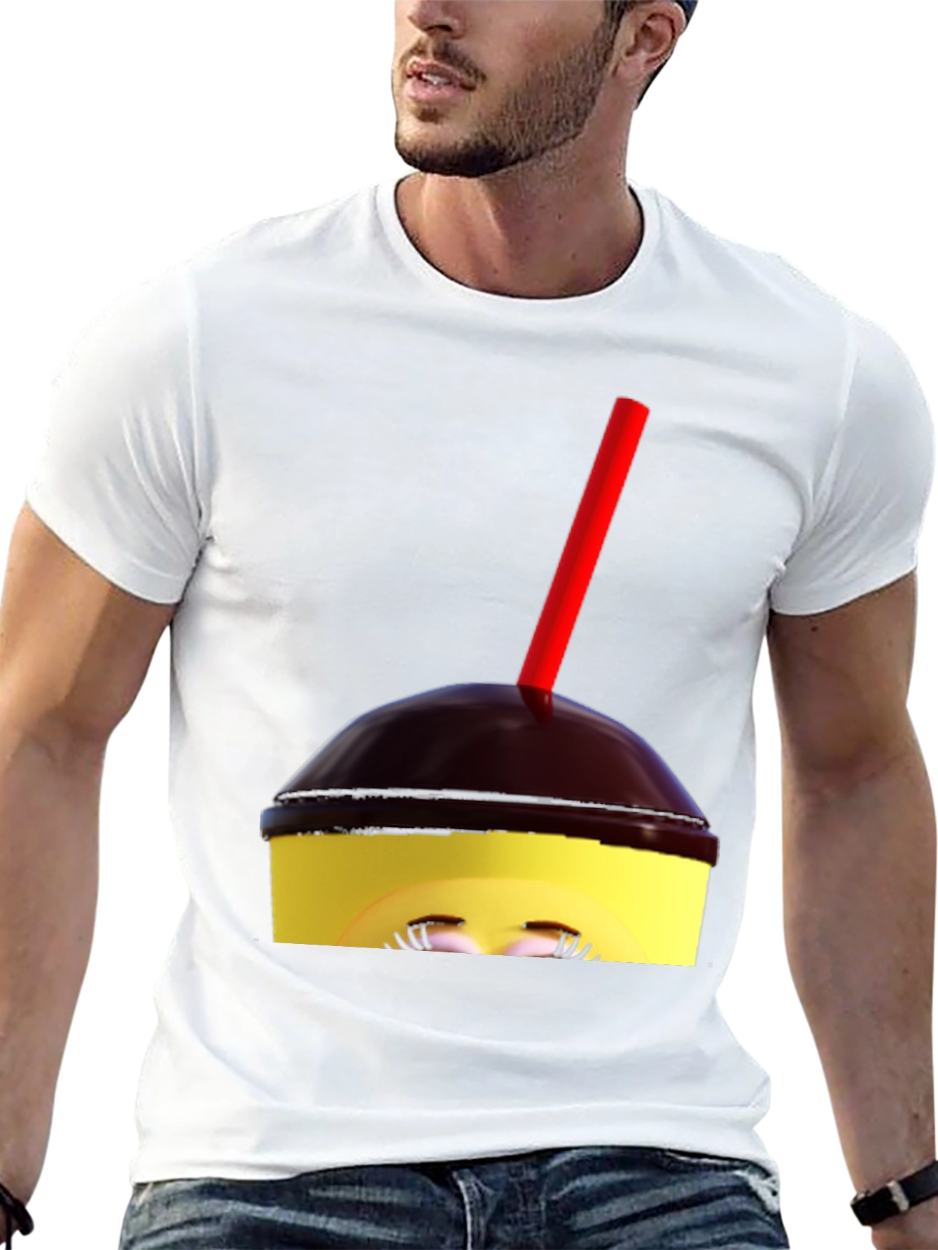 Fun Drink Graphic Tee - Black