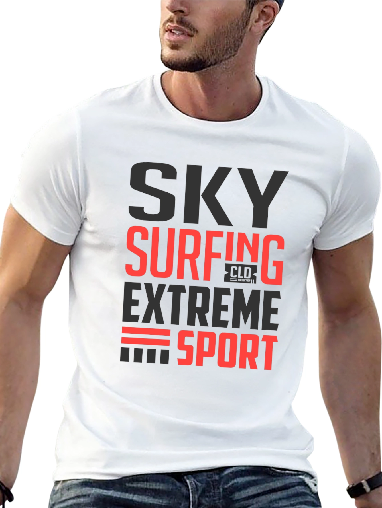 Sky Surfing Extreme Sport Graphic Tee