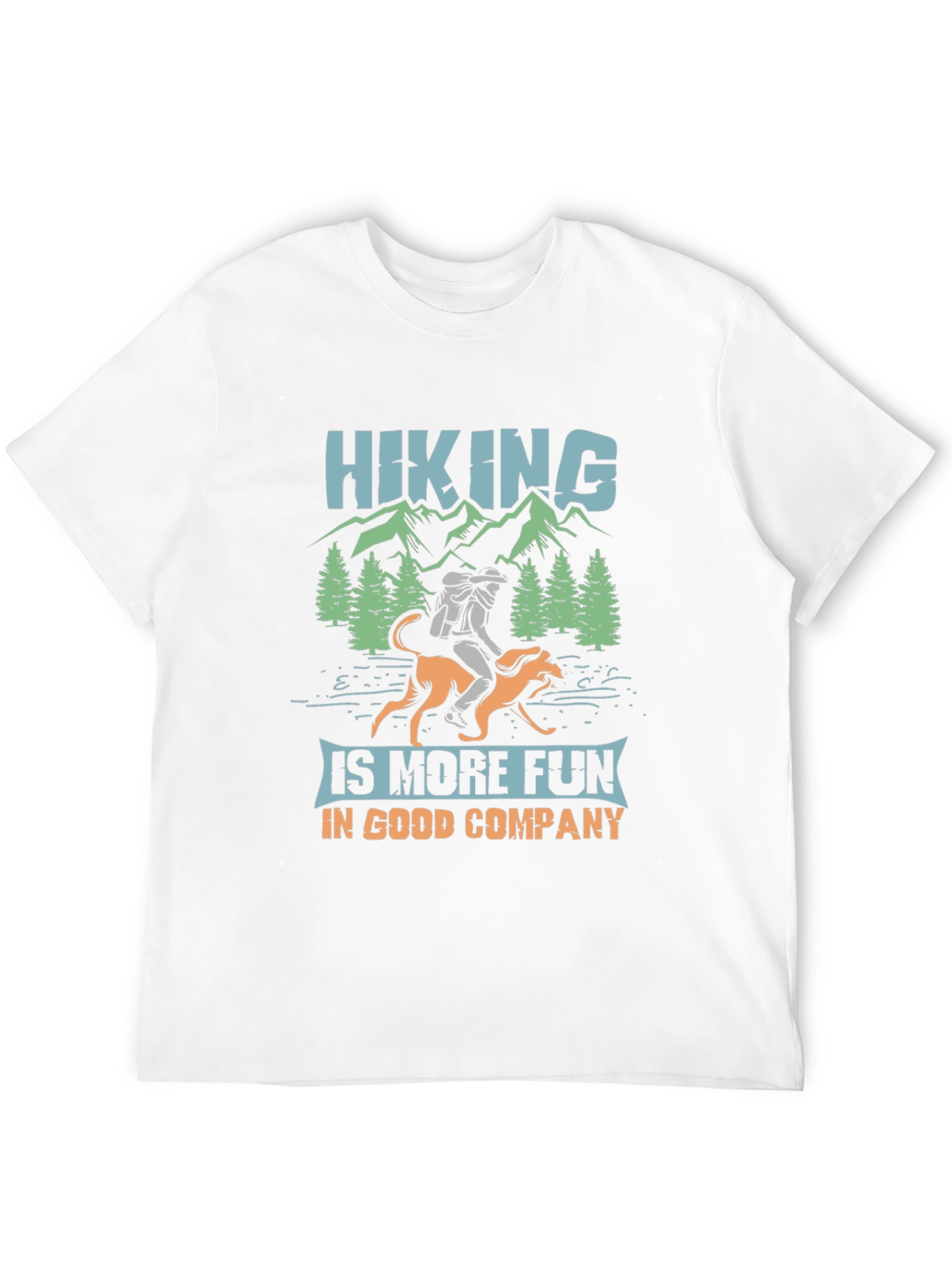 Hiking with Dog T-Shirt - Good Company Adventure Tee