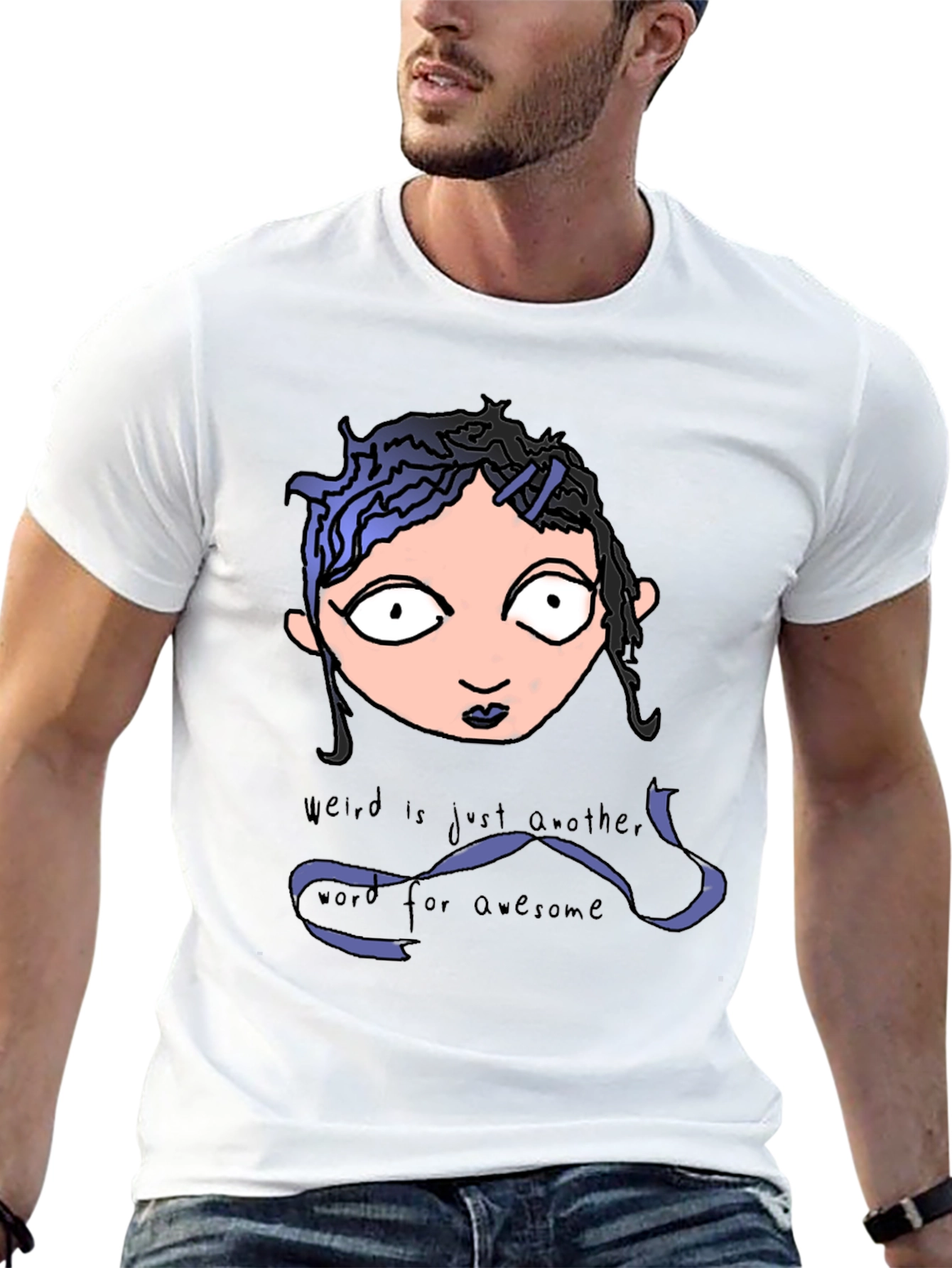 Weird is Awesome Graphic T-Shirt