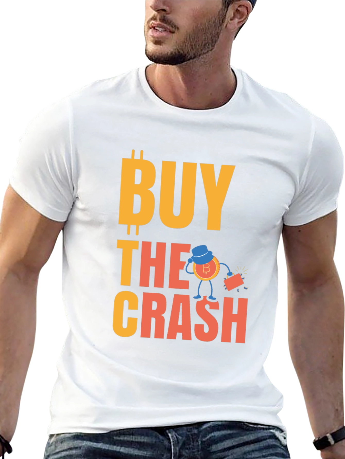 Buy the Crash Bitcoin Crypto T-Shirt