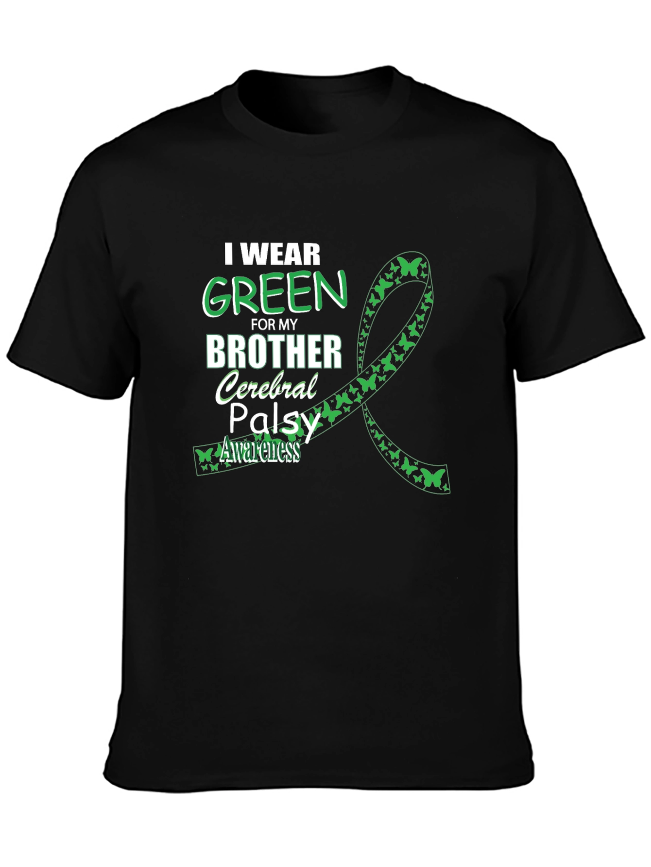 Green Brother Cerebral Palsy Awareness T-Shirt