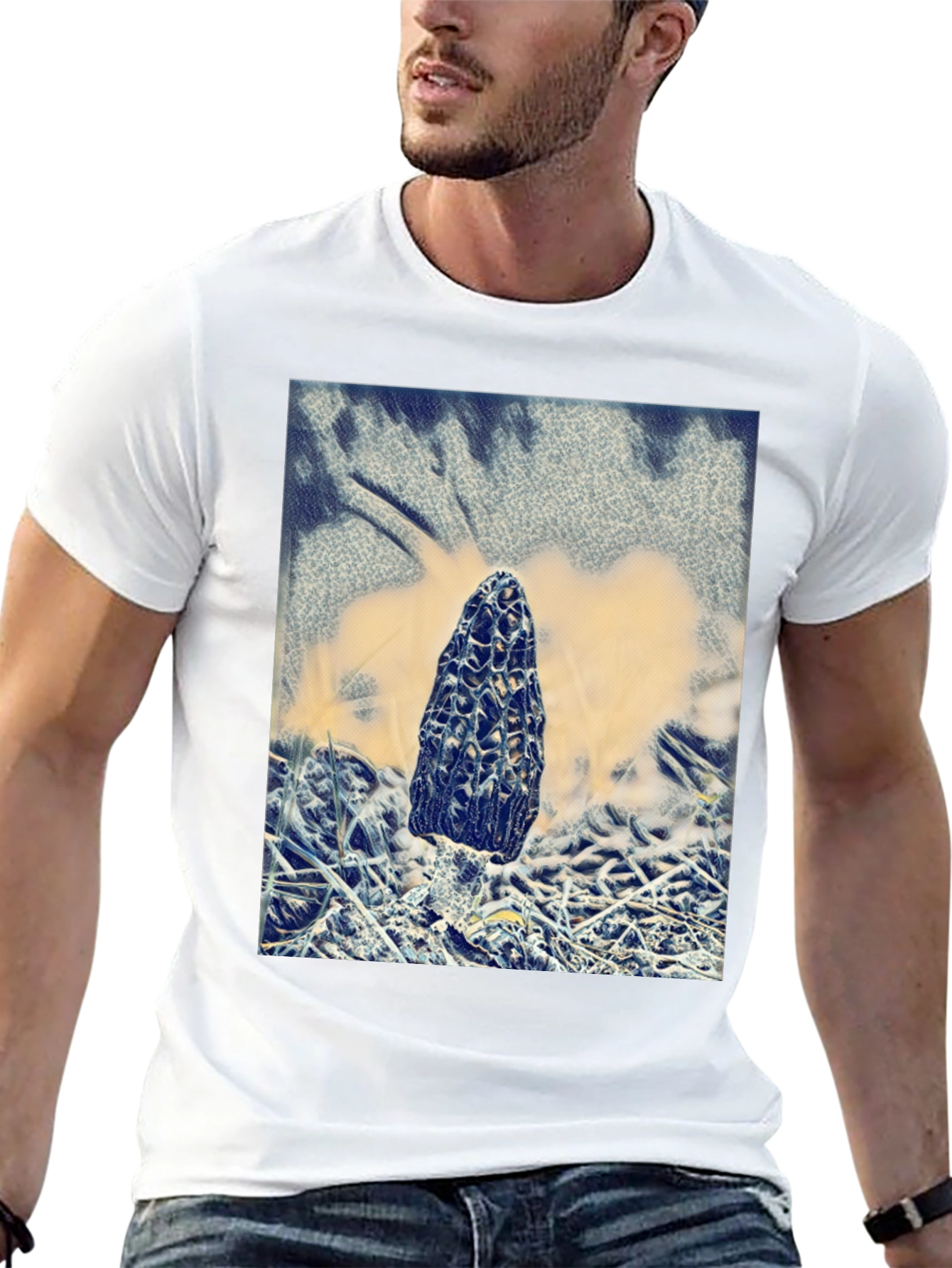 Morel Mushroom Graphic Tee