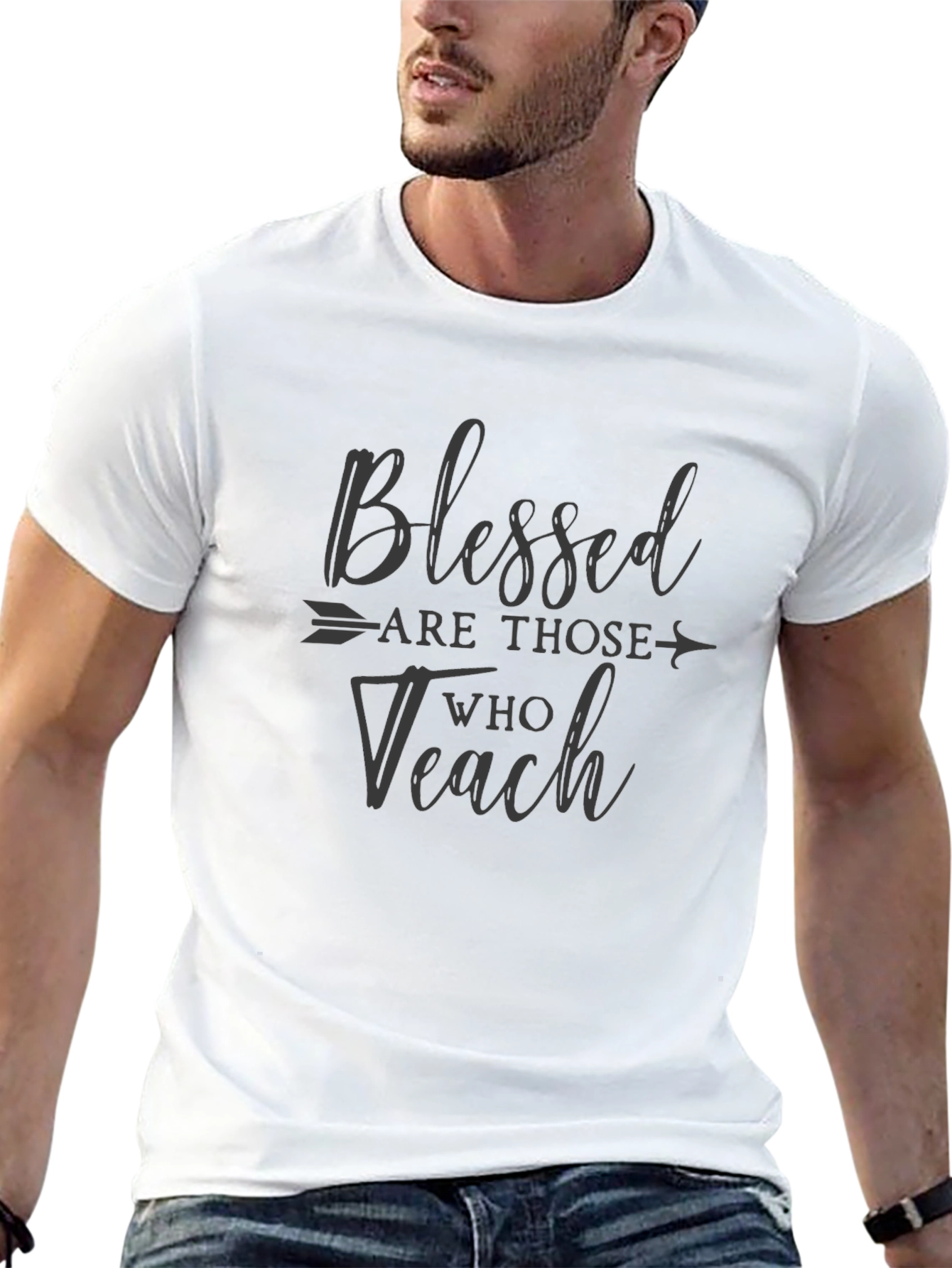 Blessed Are Those Who Teach Black T-Shirt