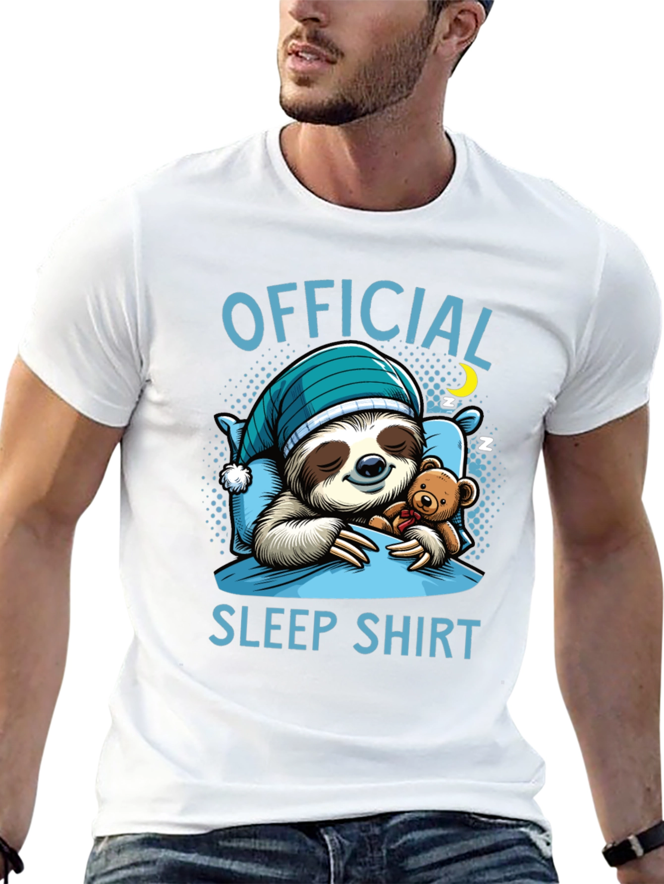 Sloth Sleep Shirt - Official Nap Time Tee