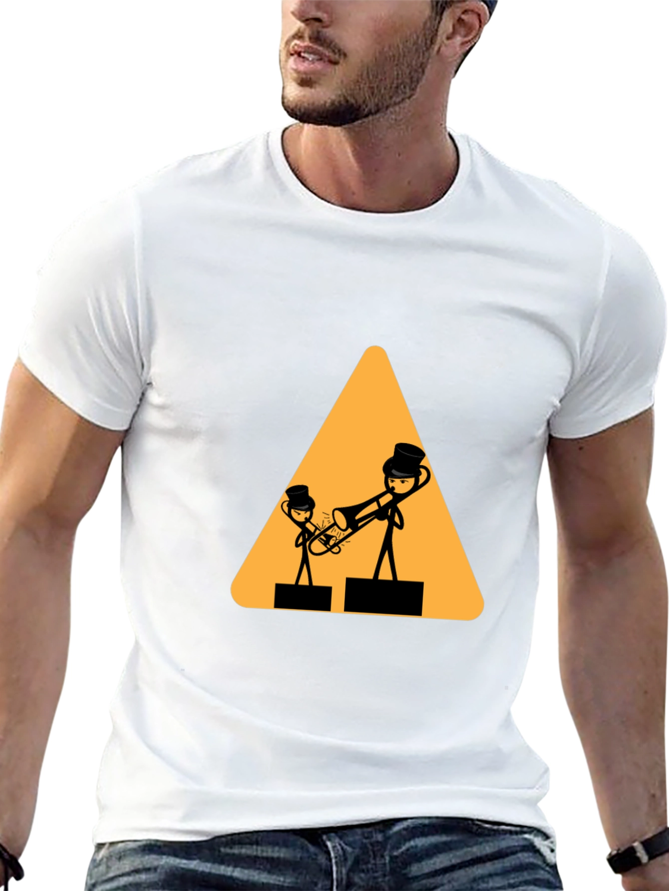 Musical Stick Figure Graphic Tee