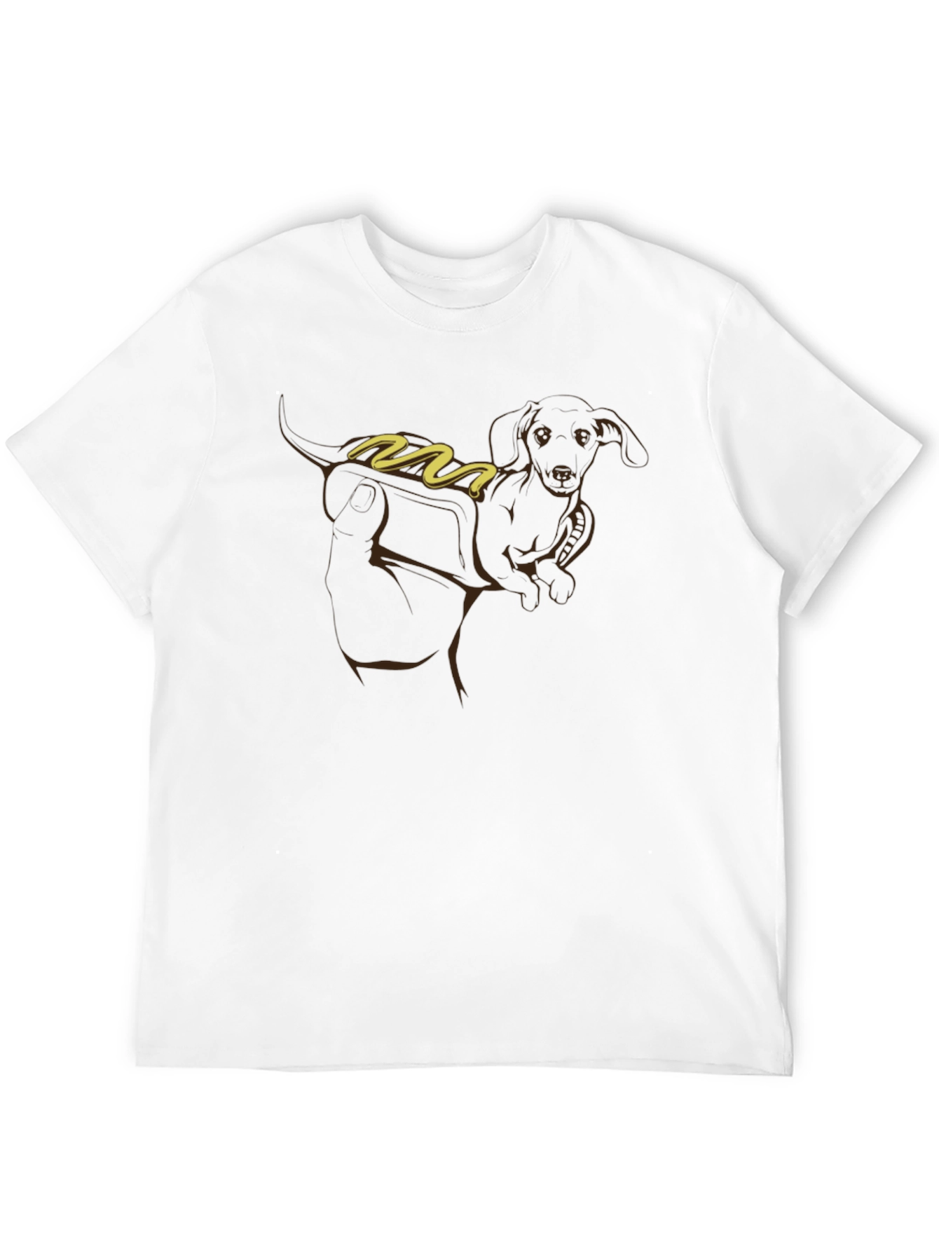 Dachshund Hotdog T-Shirt: Funny Weiner Dog Tee