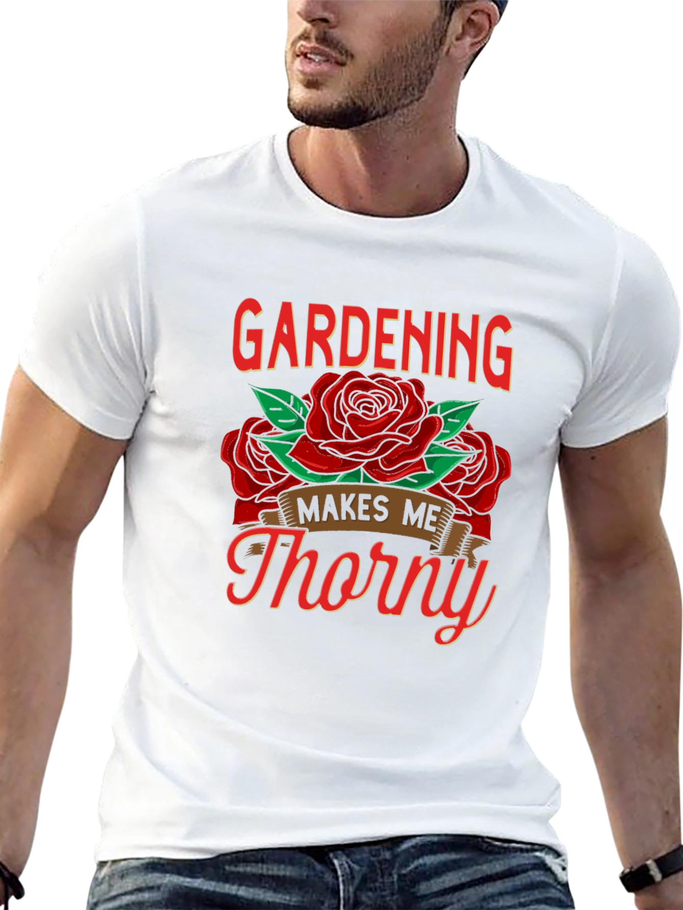 Gardening Makes Me Thorny Graphic Tee