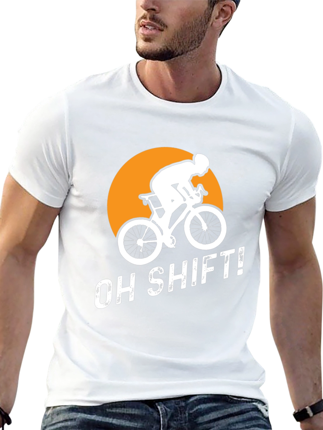 Oh Shift! Cyclist Graphic Tee