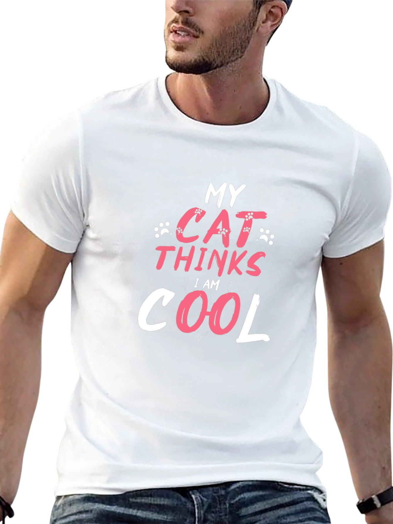 My Cat Thinks I Am Cool Graphic Tee