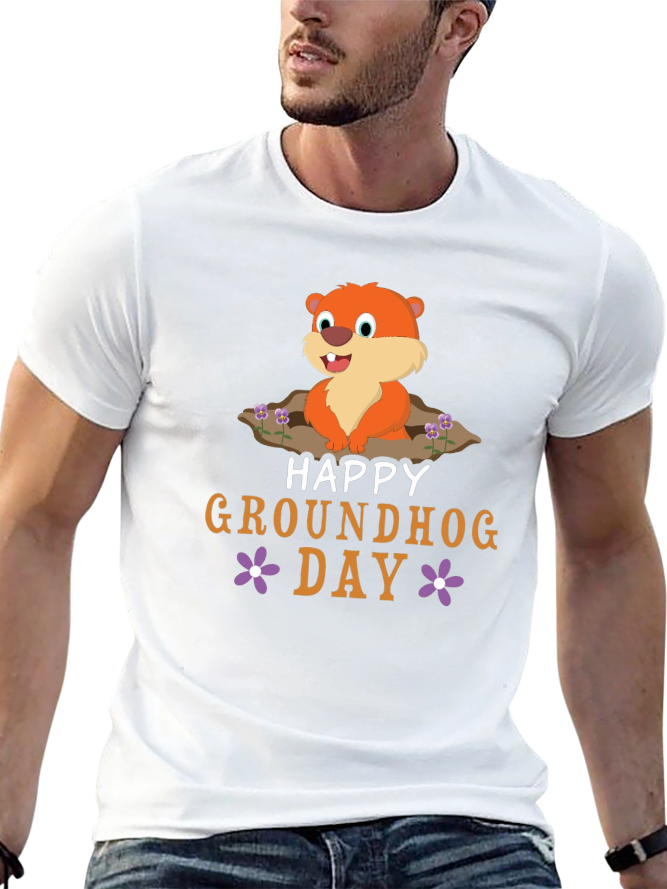 Happy Groundhog Day Graphic Tee