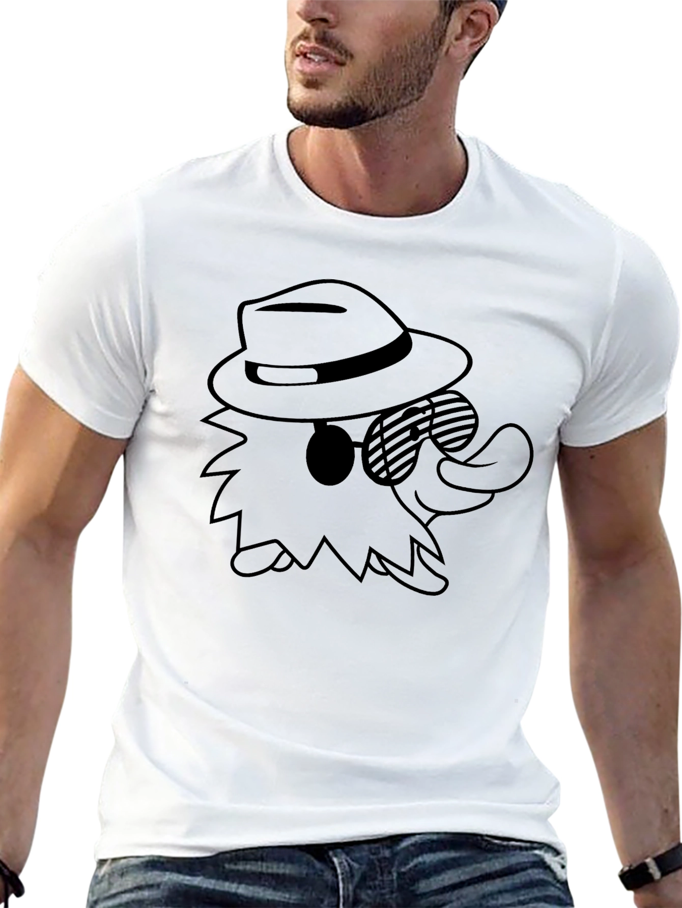 Cool Cartoon Detective T-Shirt