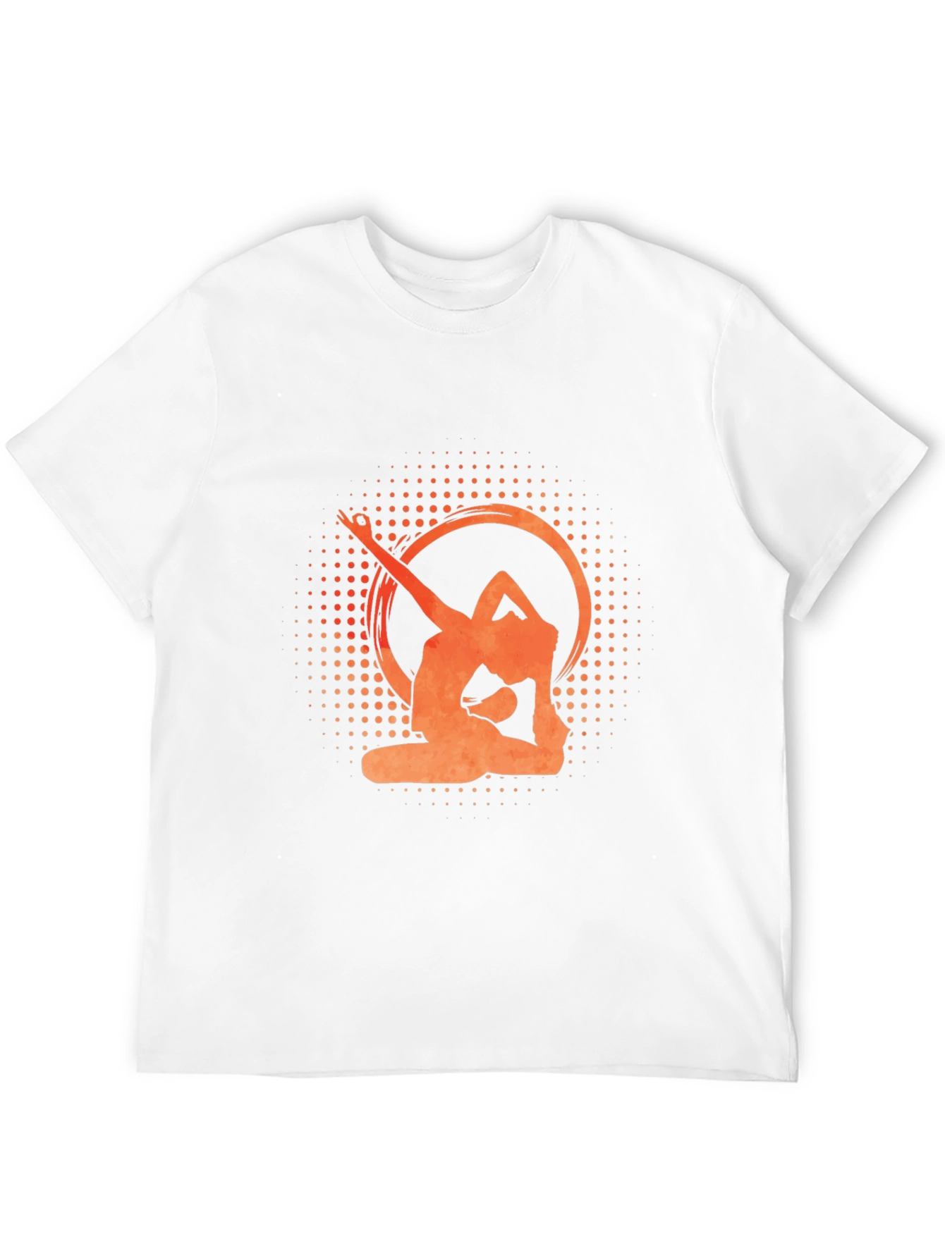 Yoga Pose Graphic T-Shirt - Black