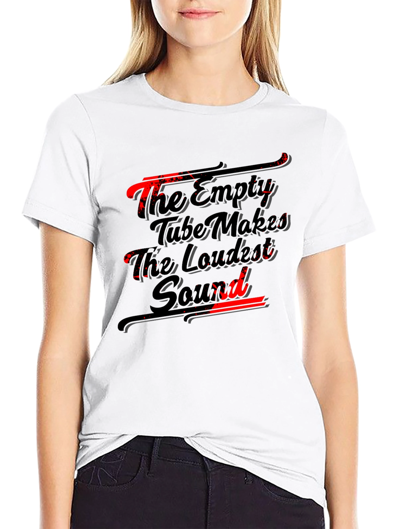 The Empty Tube Makes Loudest Sound Graphic T-Shirt