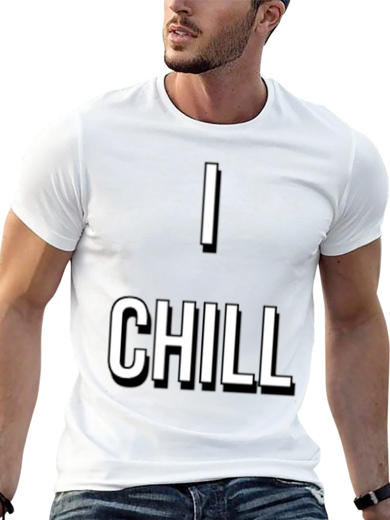 I Chill Graphic T-Shirt - Relaxed Comfort