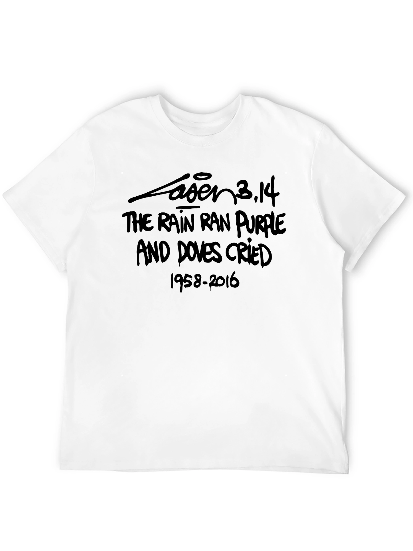 Prince Tribute Black T-Shirt