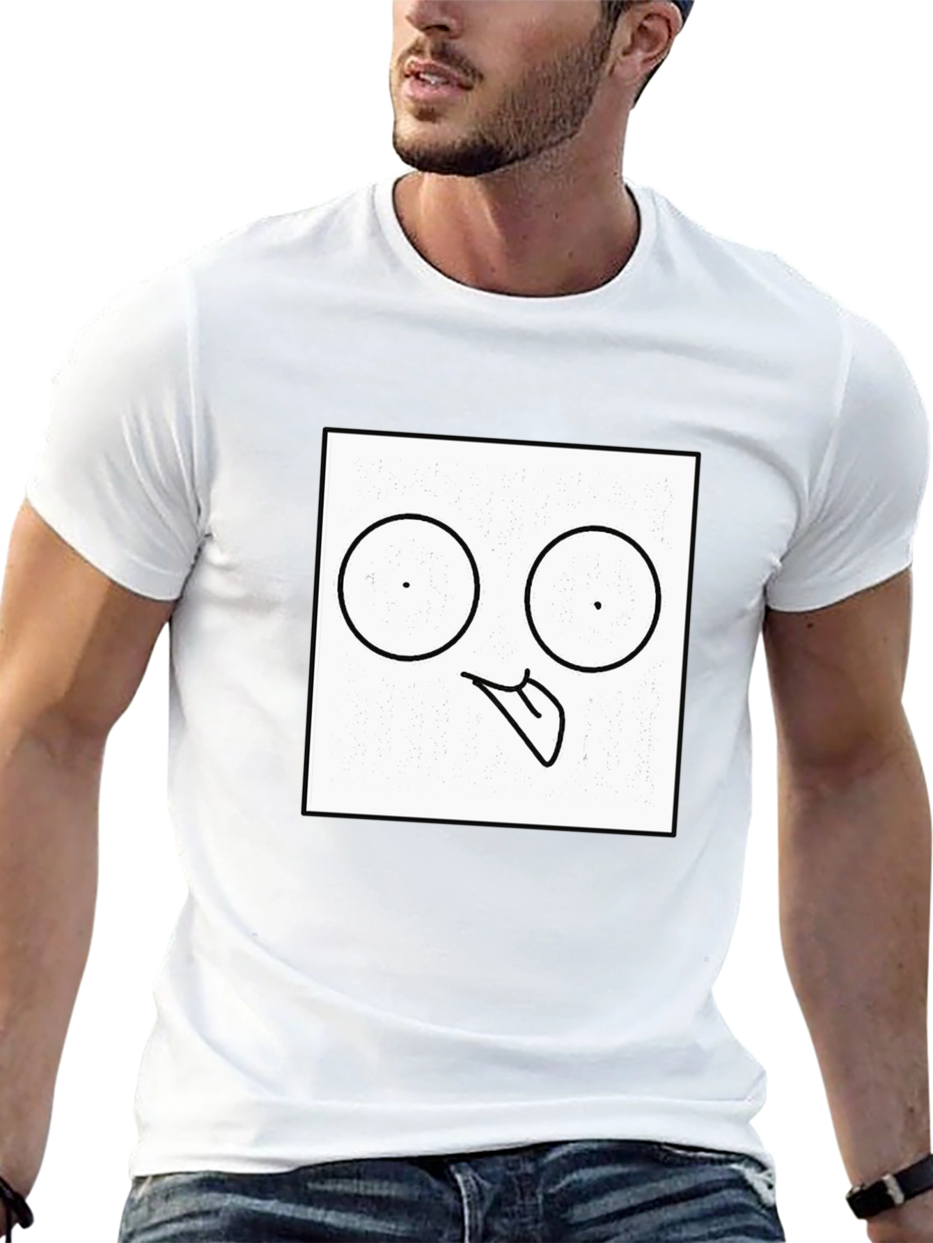 Funny Face Black T-Shirt