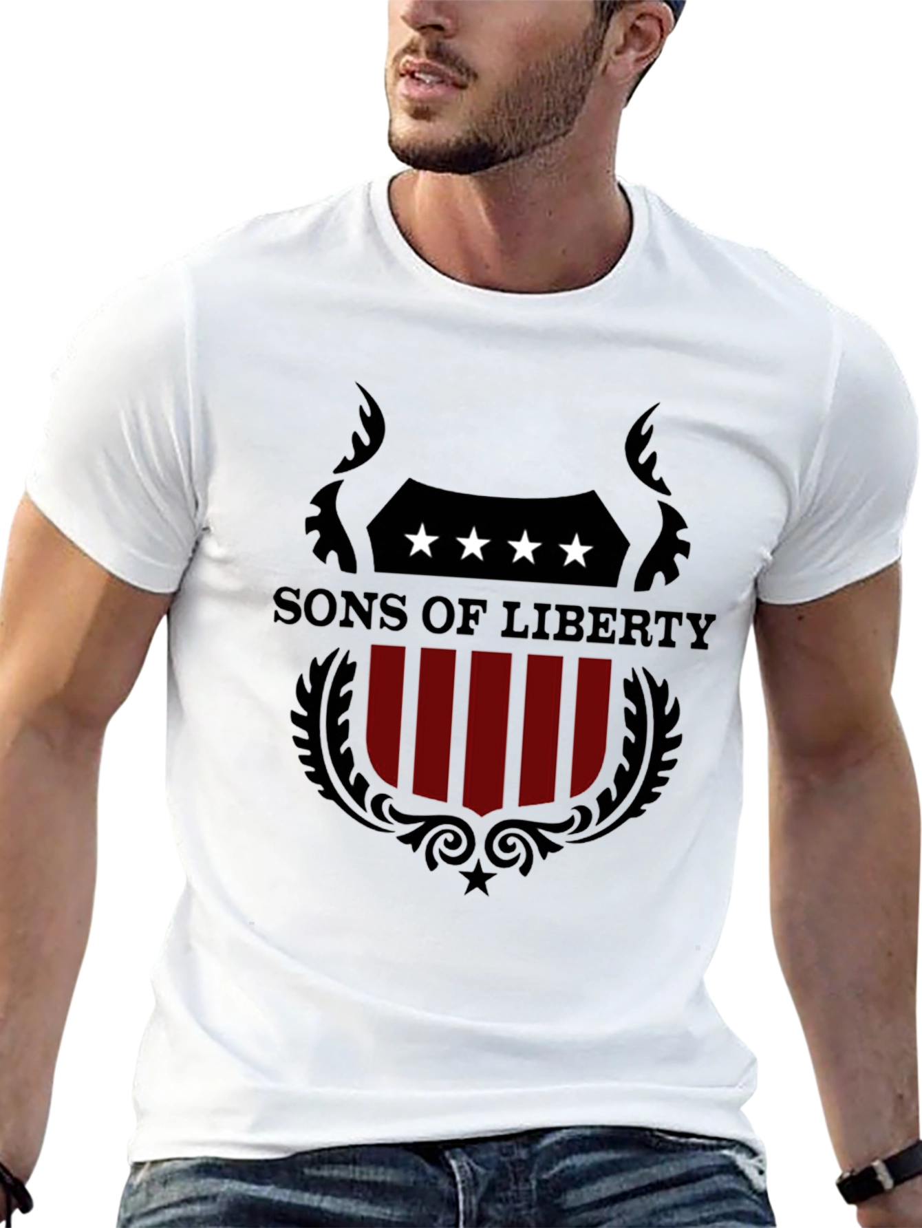Sons of Liberty Black Graphic Tee