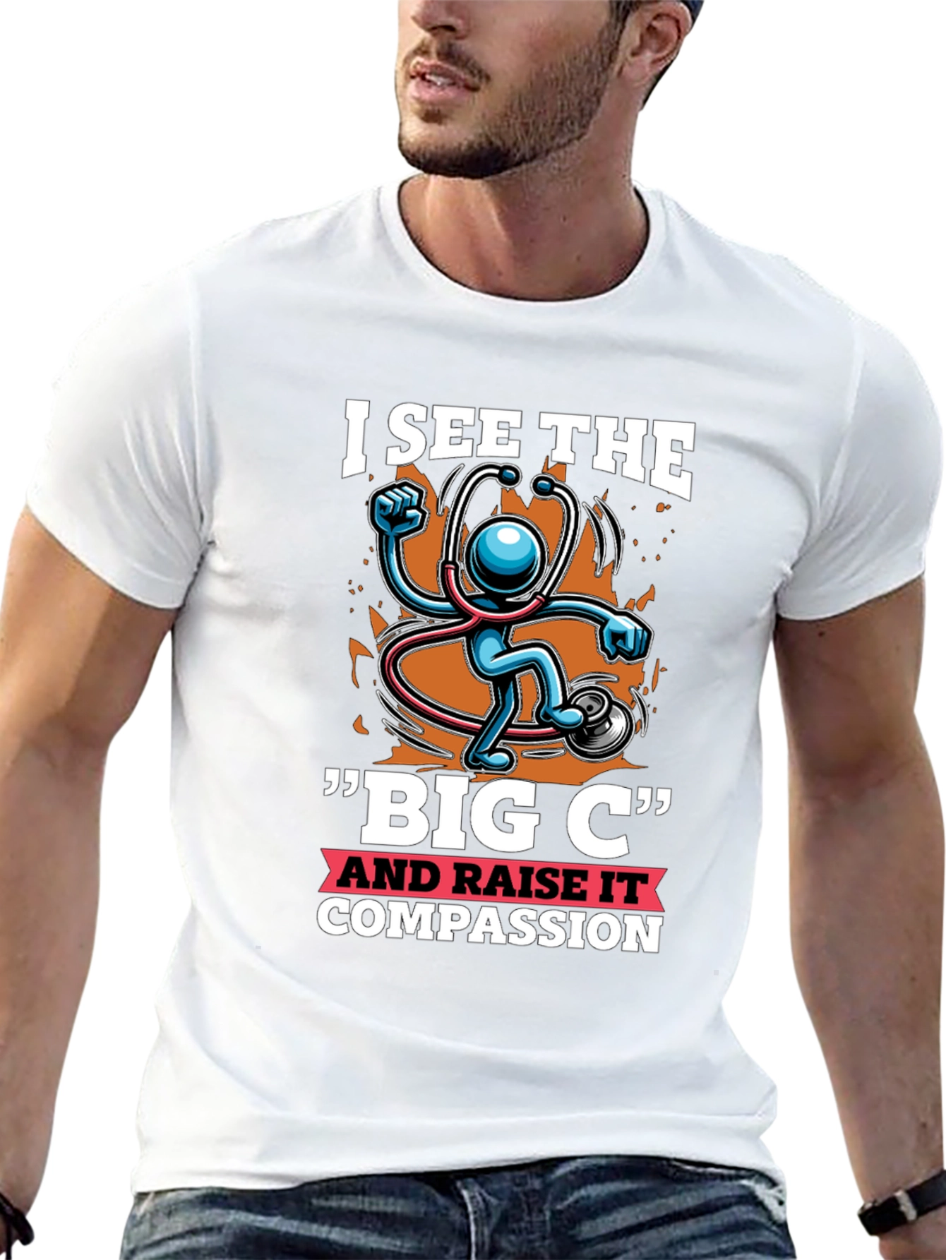 I See the Big C & Raise Compassion T-Shirt