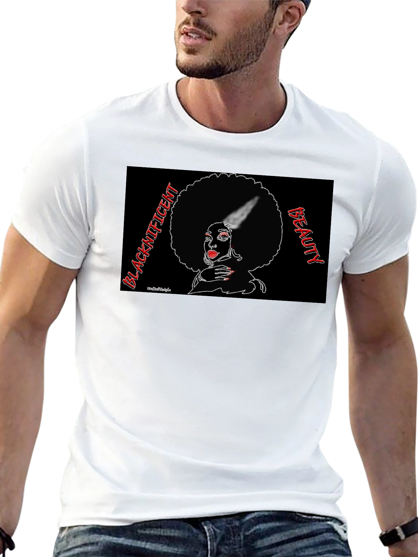 Blacknificent Beauty Graphic T-Shirt