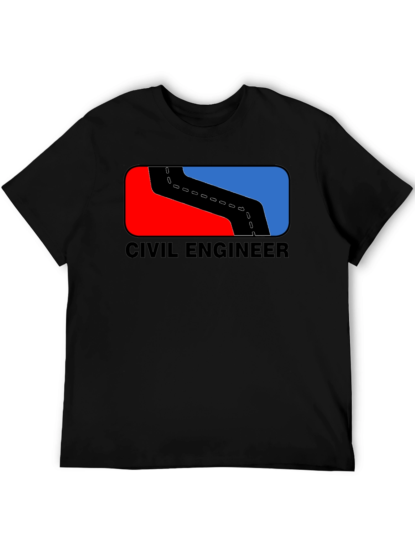Civil Engineer T-Shirt Road Design