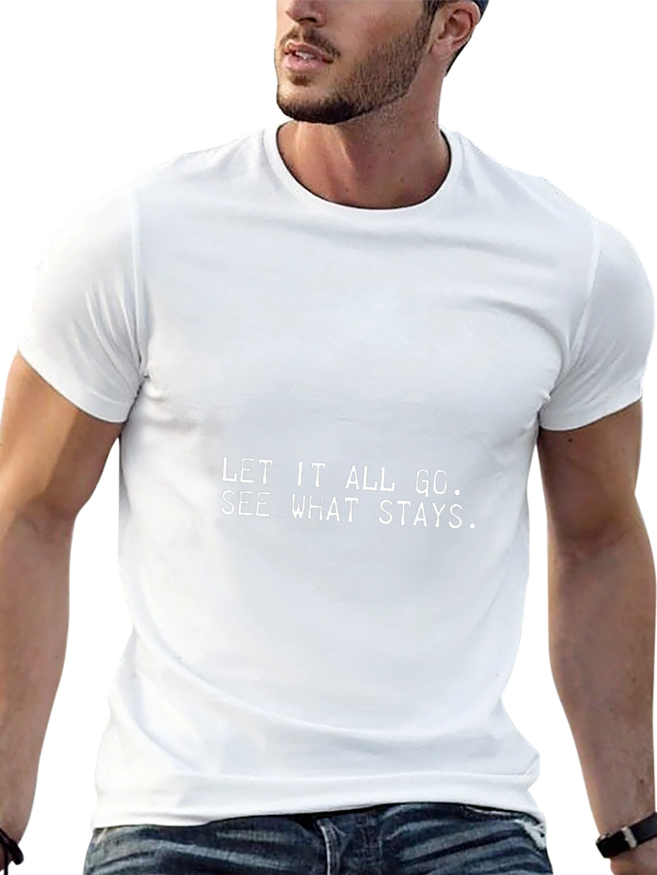 Inspirational Graphic Tee - Let It All Go