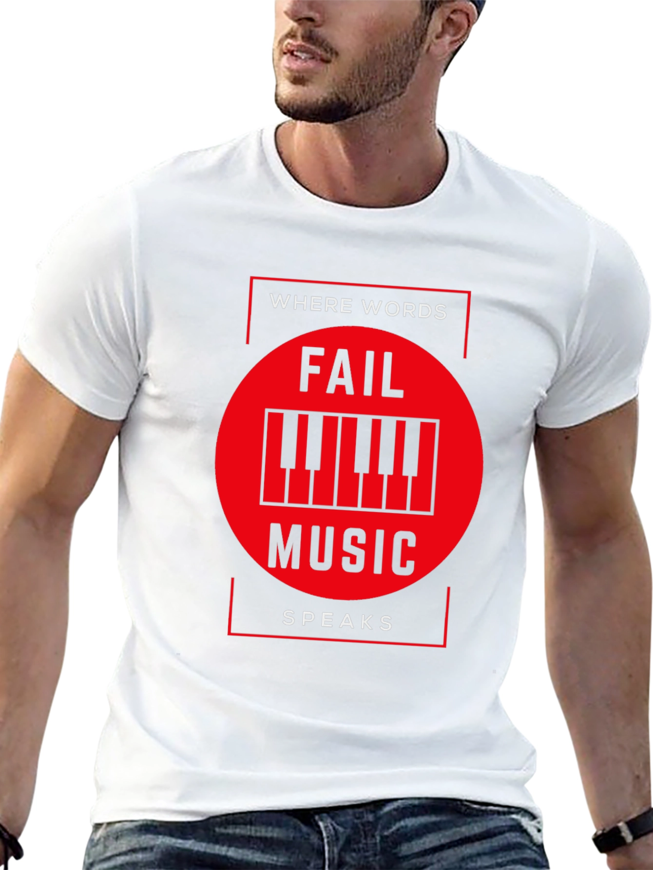 Music Speaks T-Shirt - Where Words Fail
