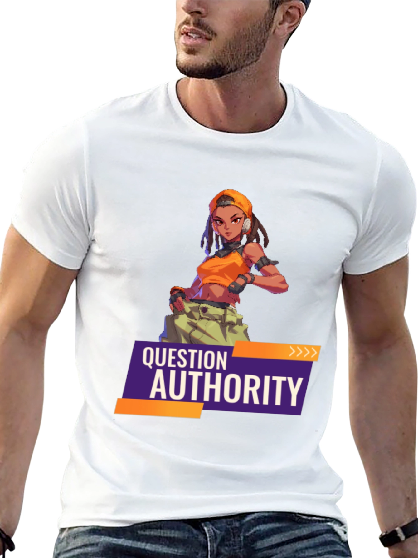 Question Authority T-Shirt - Unique Design